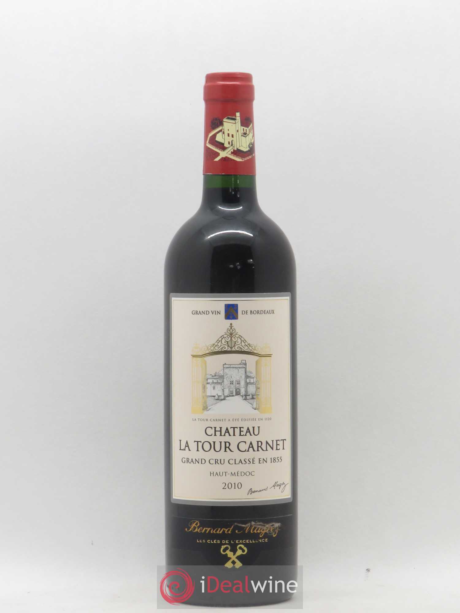 Château la Tour Carnet 4ème Grand Cru Classé 2010 - Lot de 1 bouteille - 0
