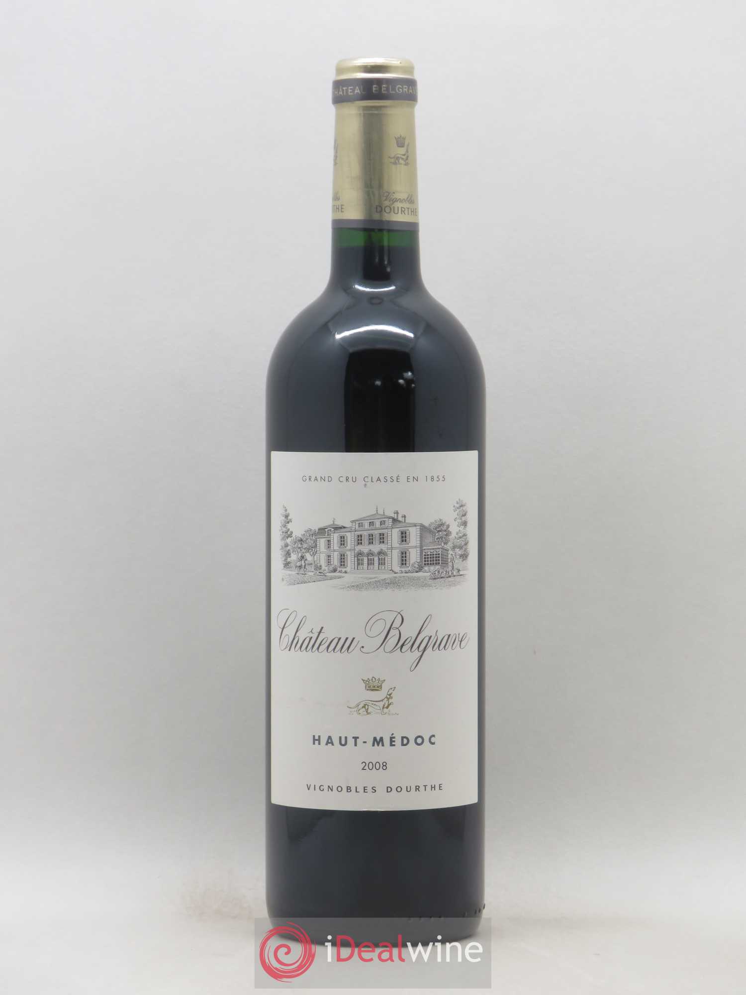 Château Belgrave 5ème Grand Cru Classé 2008 - Lot de 1 bouteille - 0