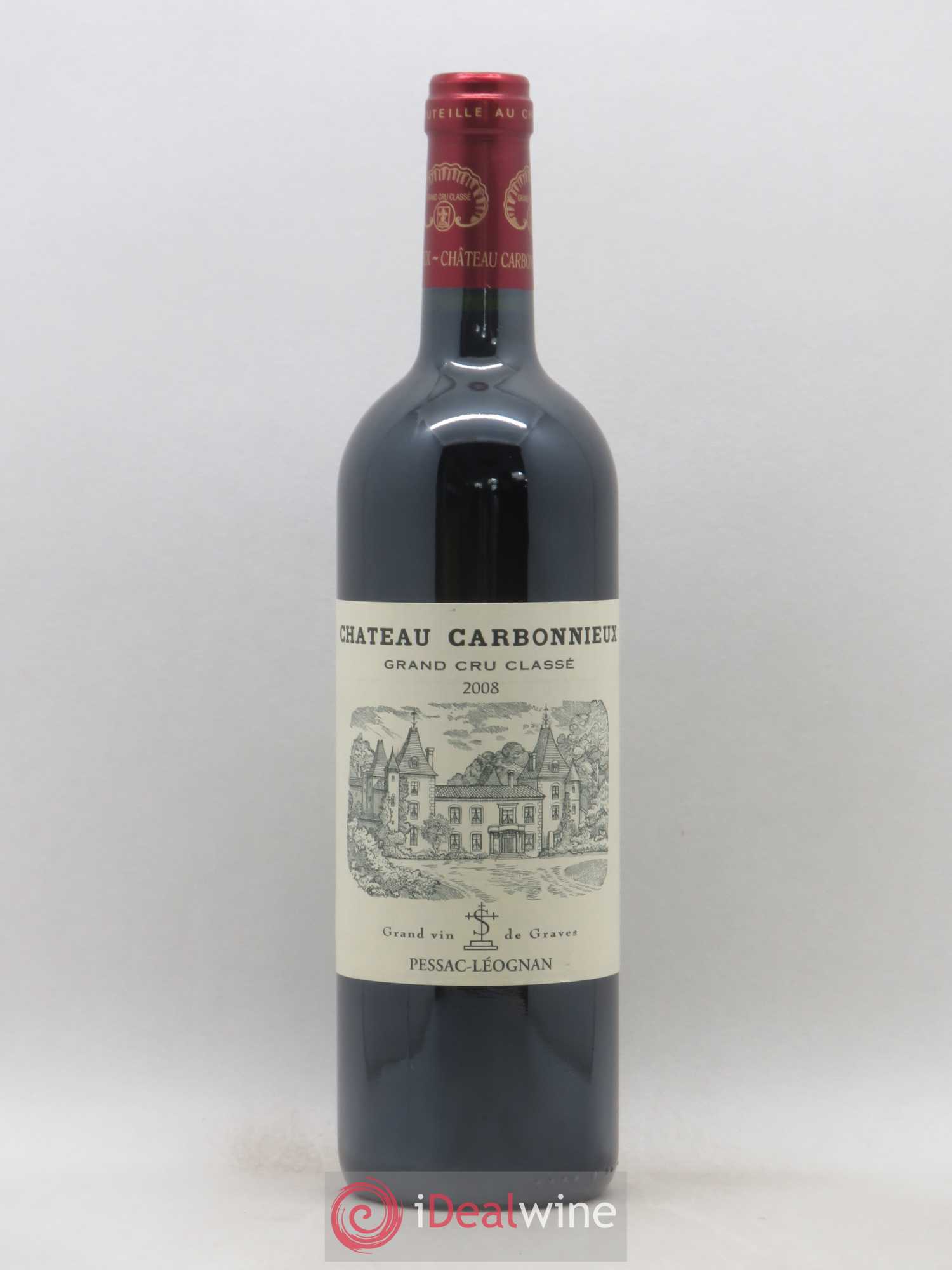 Château Carbonnieux Cru Classé de Graves 2008 - Lot de 1 bouteille - 0