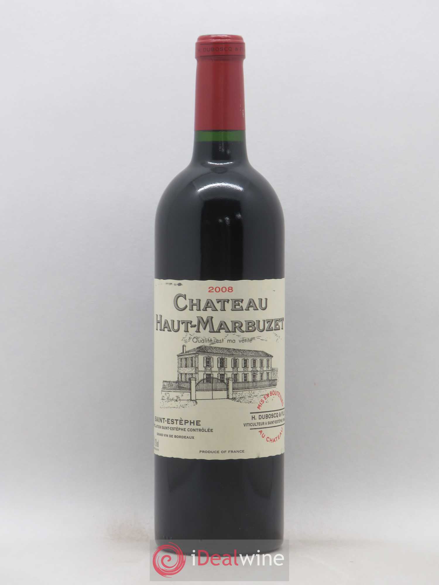 Château Haut Marbuzet 2008 - Lot de 1 bouteille - 0