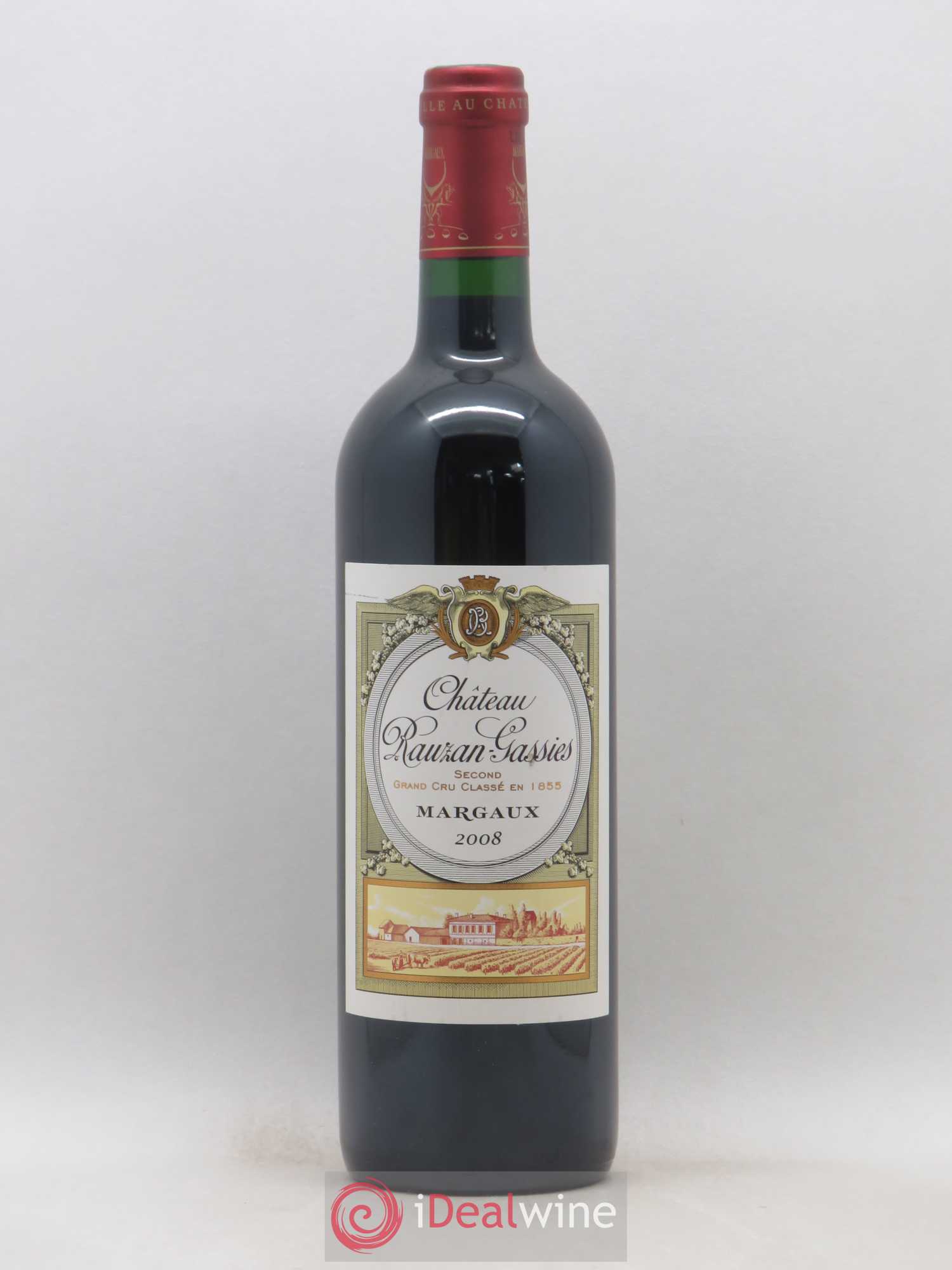 Château Rauzan-Gassies 2ème Grand Cru Classé 2008 - Lot de 1 bouteille - 0