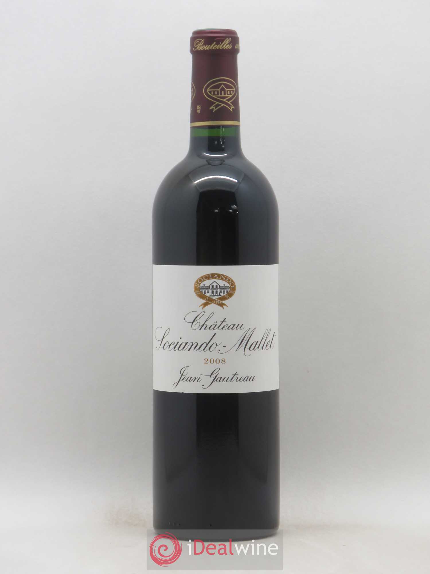 Château Sociando Mallet 2008 - Lot de 1 bouteille - 0