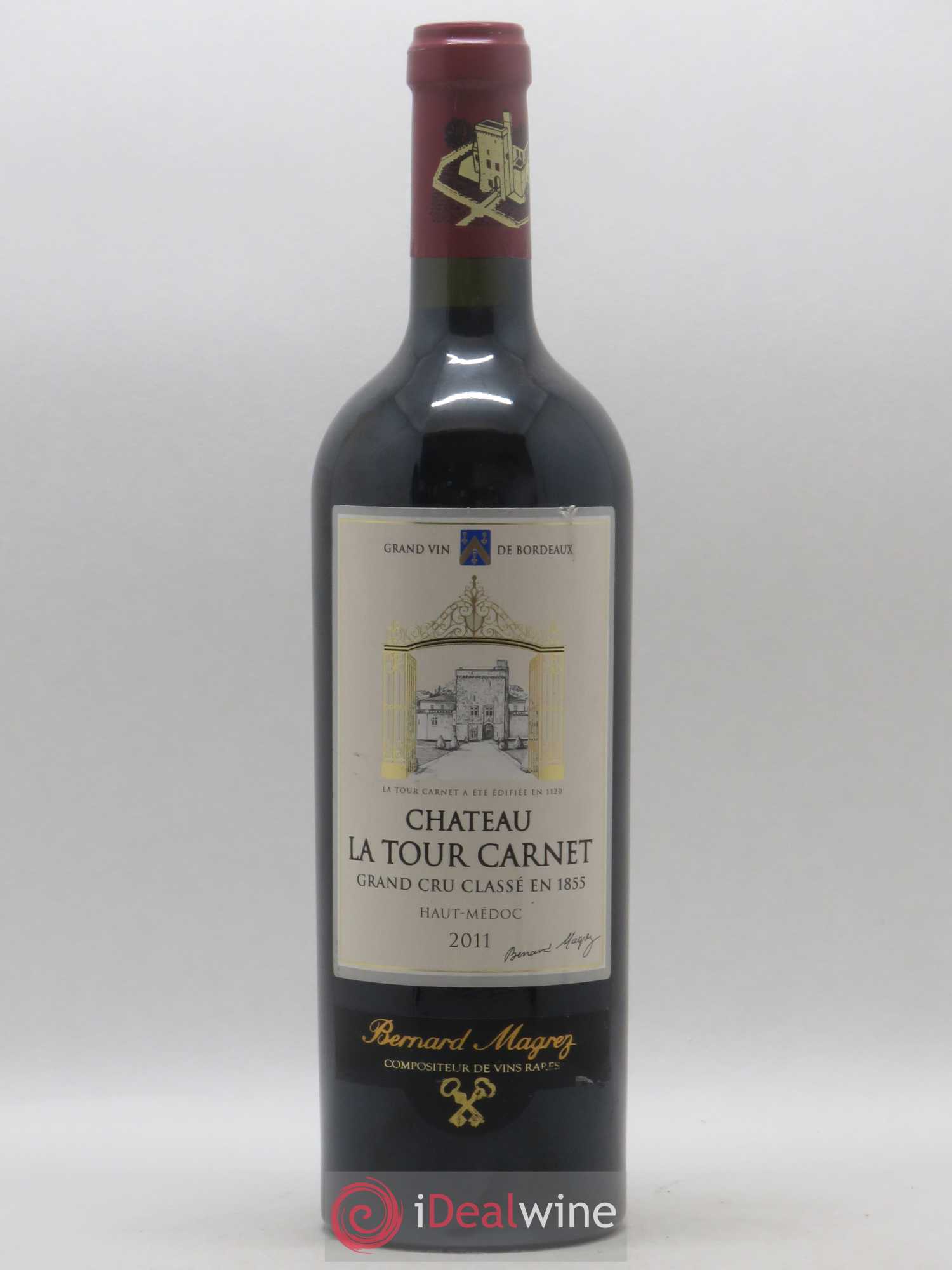 Château la Tour Carnet 4ème Grand Cru Classé 2011 - Lot de 1 bouteille - 0