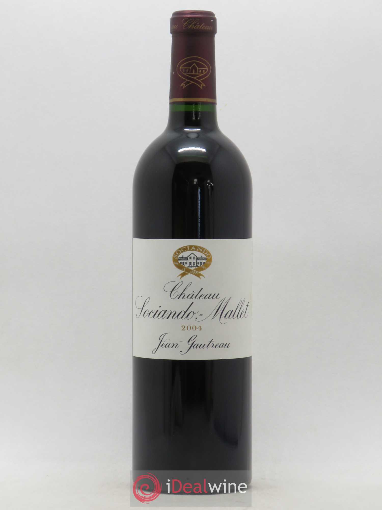 Château Sociando Mallet 2004 - Lot de 1 bouteille - 0