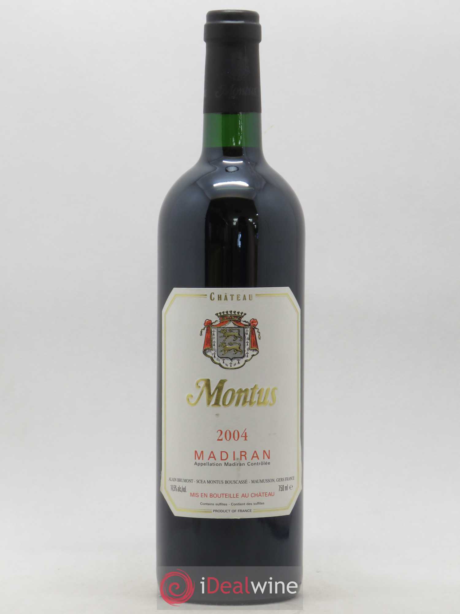 Madiran Château Montus Alain Brumont 2004 - Lot de 1 bouteille - 0