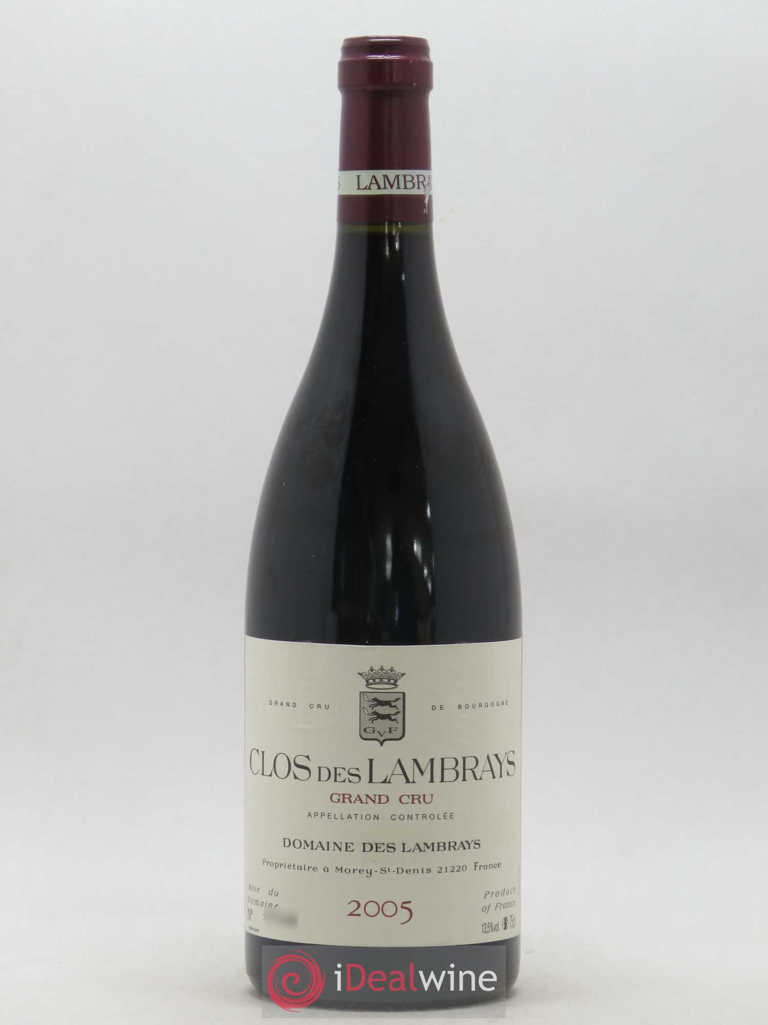 Clos des Lambrays Grand Cru Domaine des Lambrays 2005 - Lot de 1 bouteille - 0