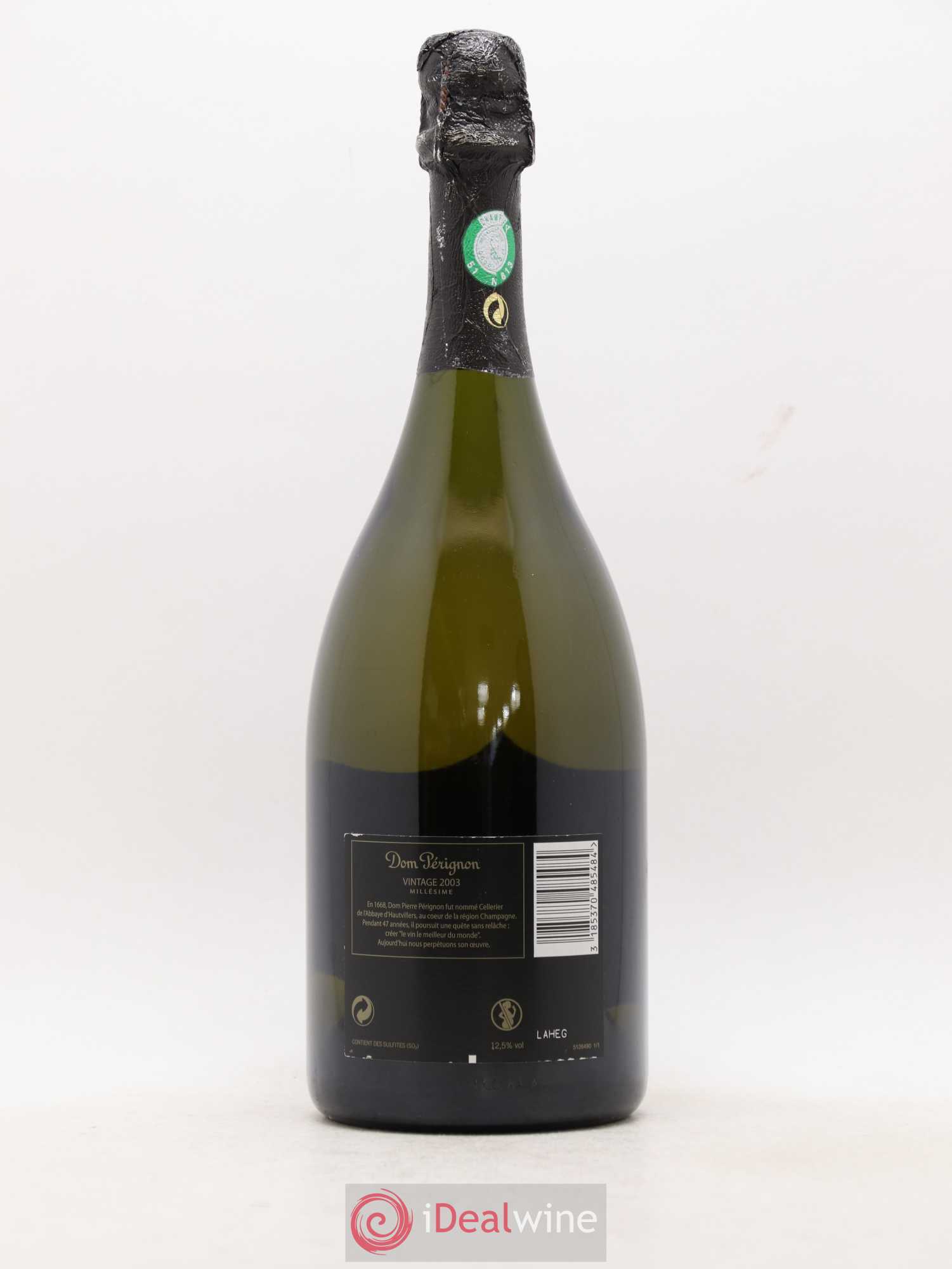 Brut Dom Pérignon 2003 - Lot de 1 bouteille - 1
