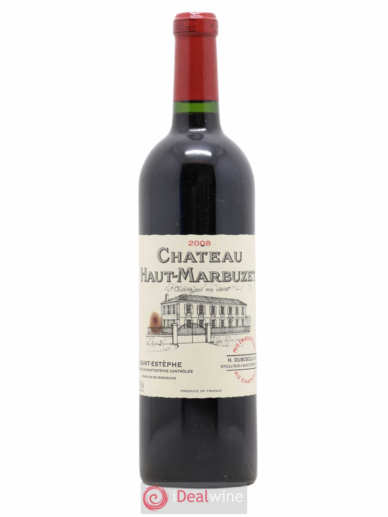Château Haut Marbuzet 2008 - Lot de 1 bouteille - 0