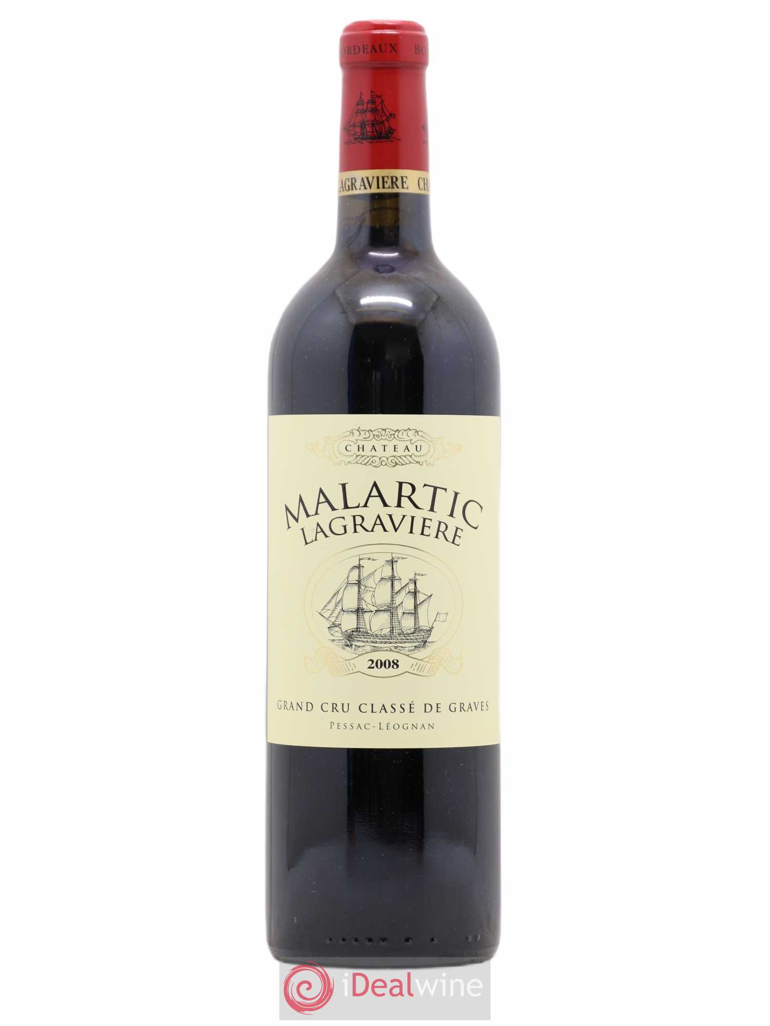 Château Malartic-Lagravière Cru Classé de Graves 2008 - Lot de 1 bouteille - 0