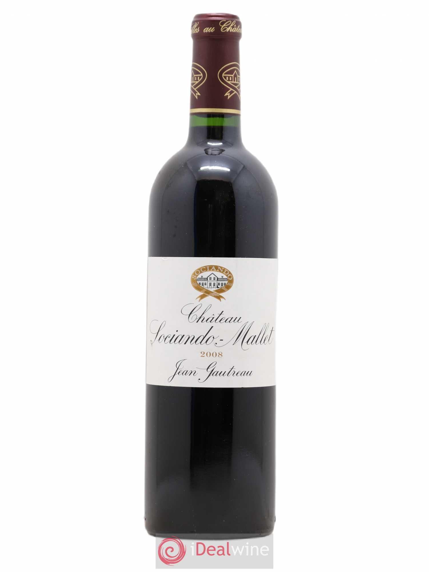 Château Sociando Mallet 2008 - Lot de 1 bouteille - 0