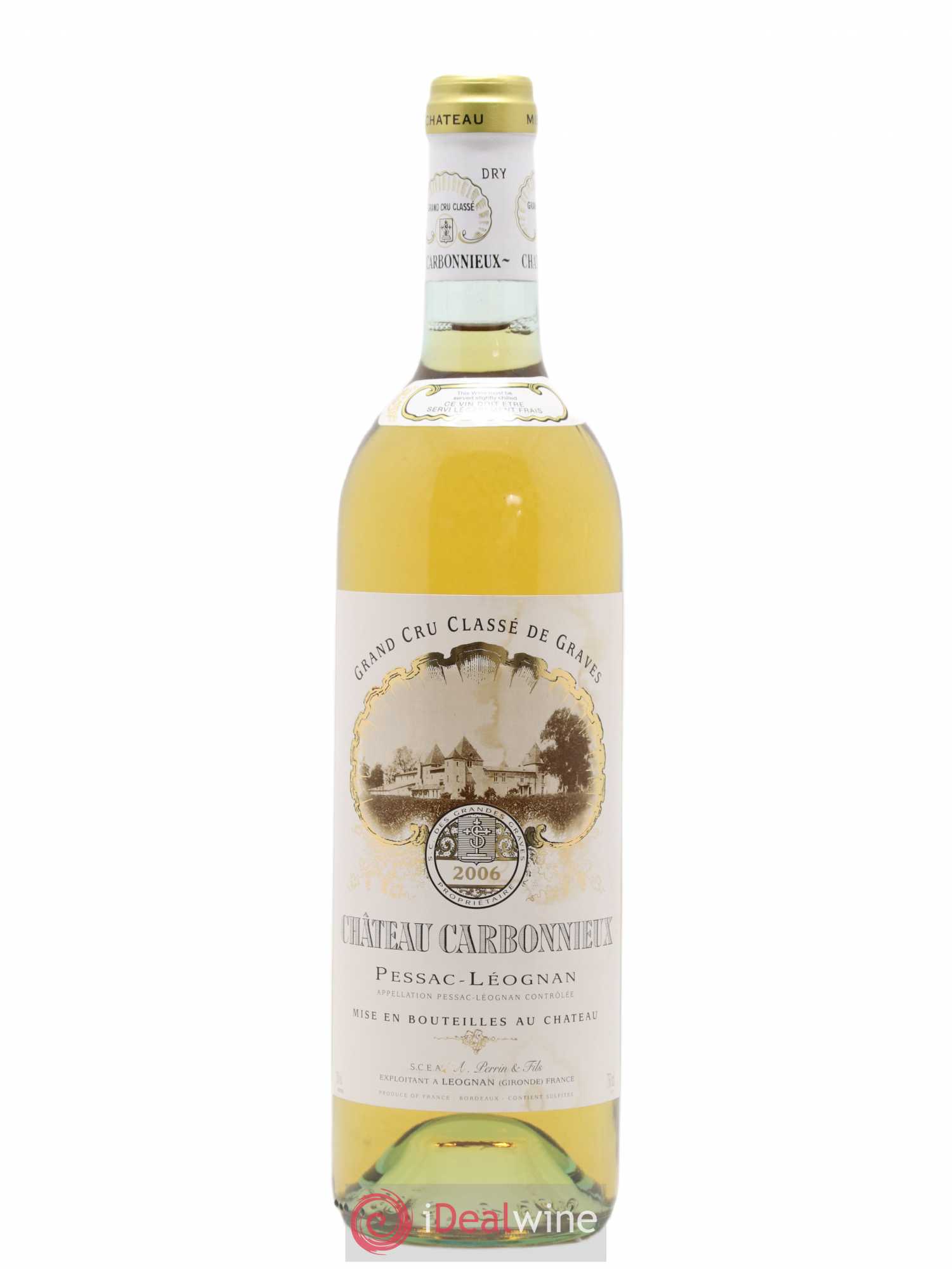 Château Carbonnieux Cru Classé de Graves 2006 - Lot de 1 bouteille - 0