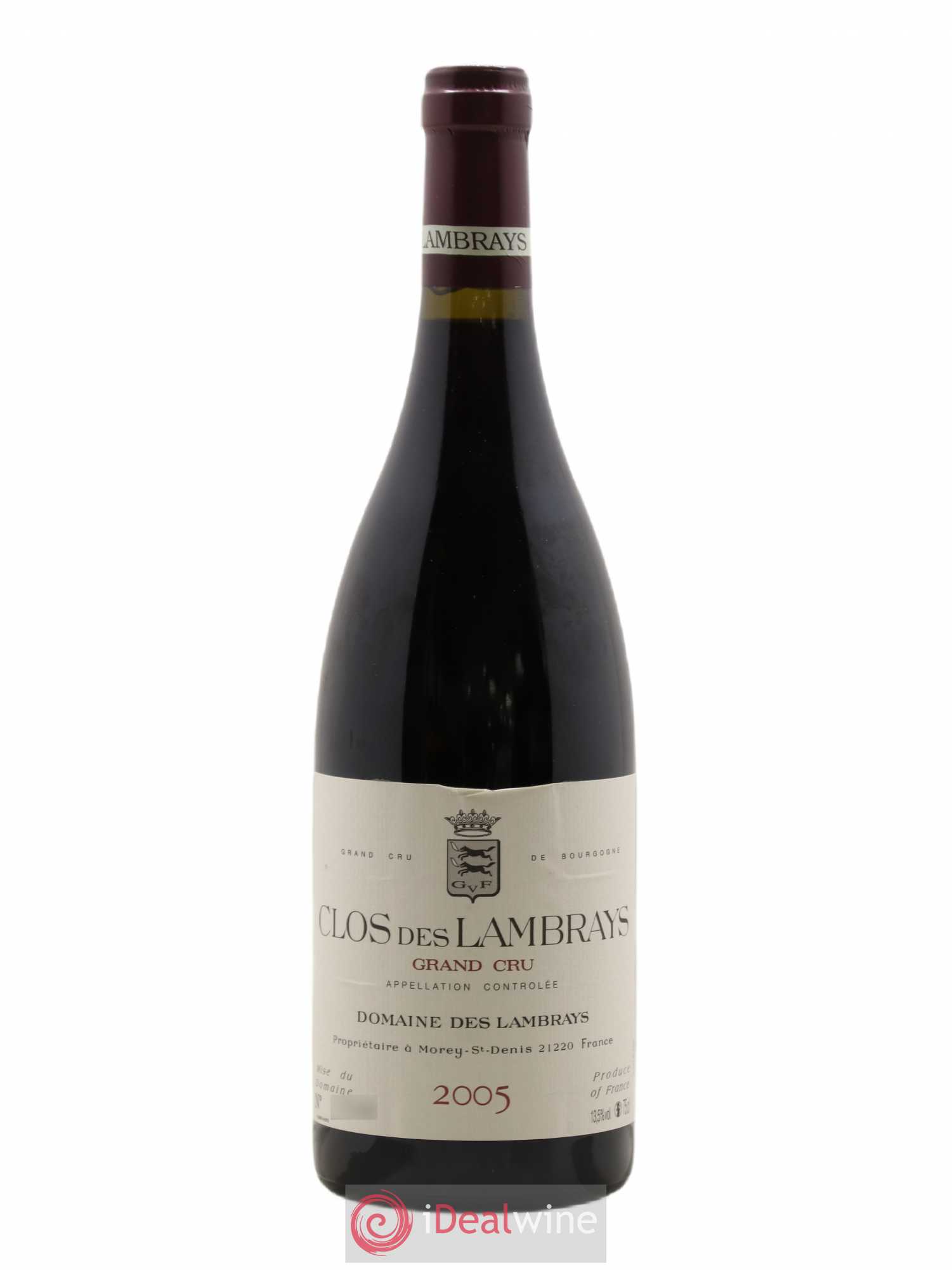 Clos des Lambrays Grand Cru Domaine des Lambrays 2005 - Lot de 1 bouteille - 0