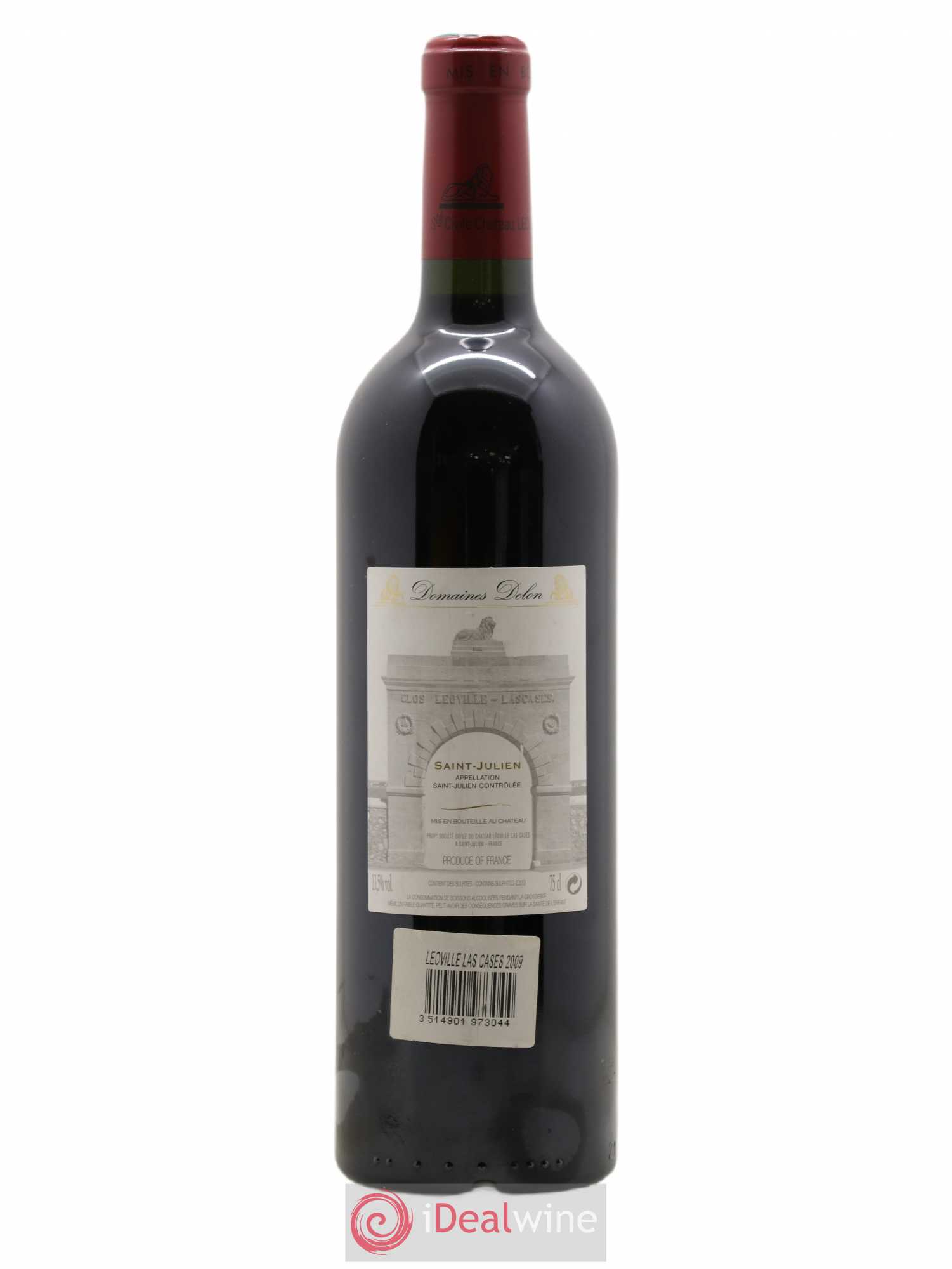 Château Léoville Las Cases 2ème Grand Cru Classé 2009 - Lot de 1 bouteille - 1
