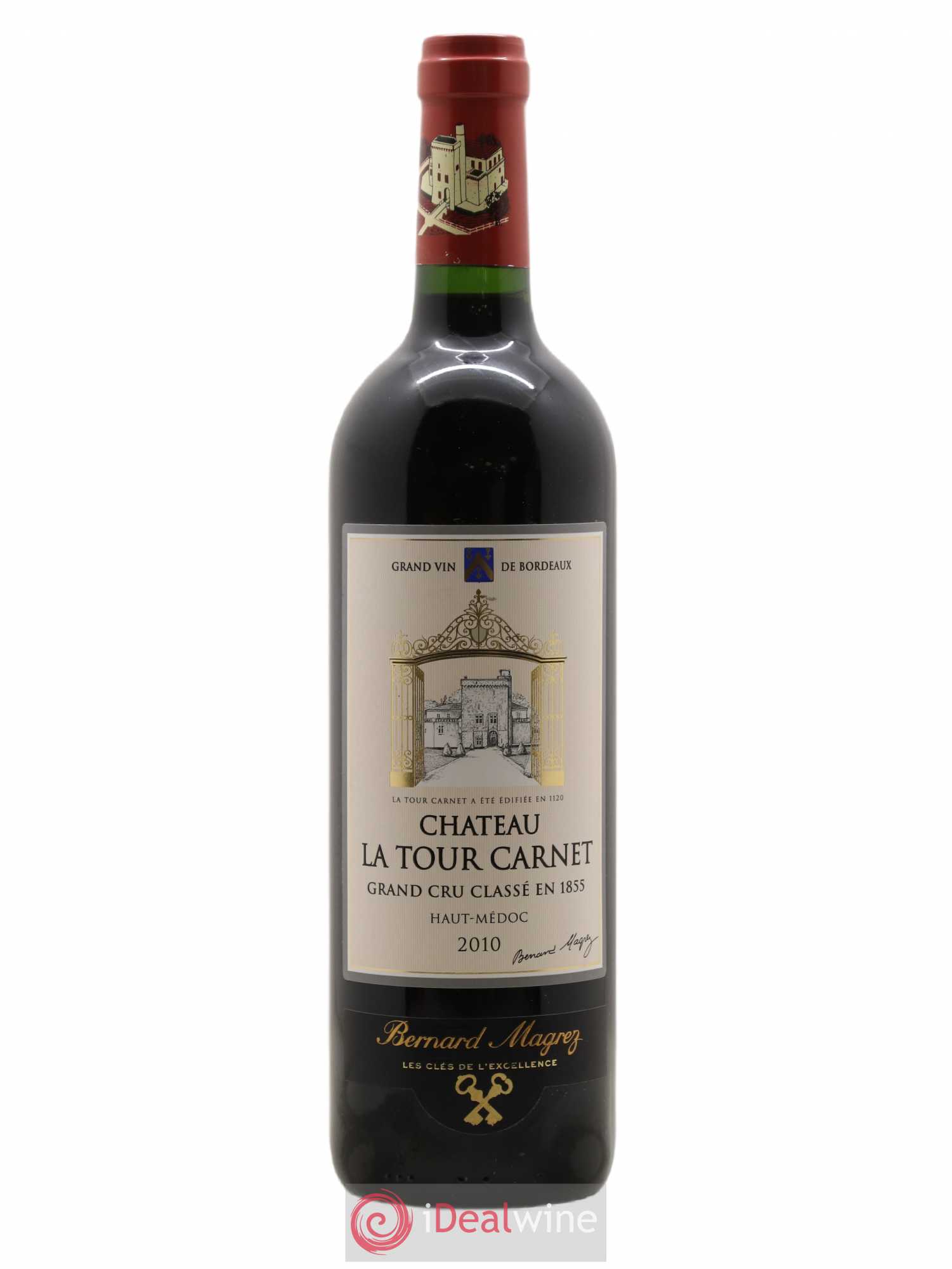 Château la Tour Carnet 4ème Grand Cru Classé 2010 - Lot de 1 bouteille - 0