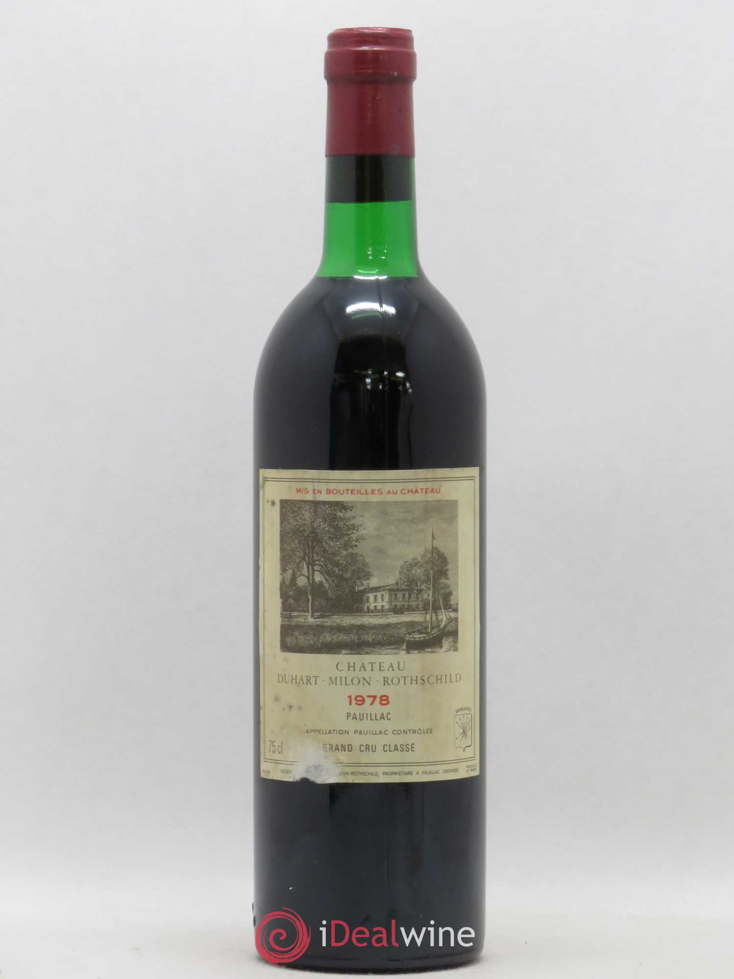 Château Duhart-Milon 4ème Grand Cru Classé 1978 - Lot de 1 bouteille - 0