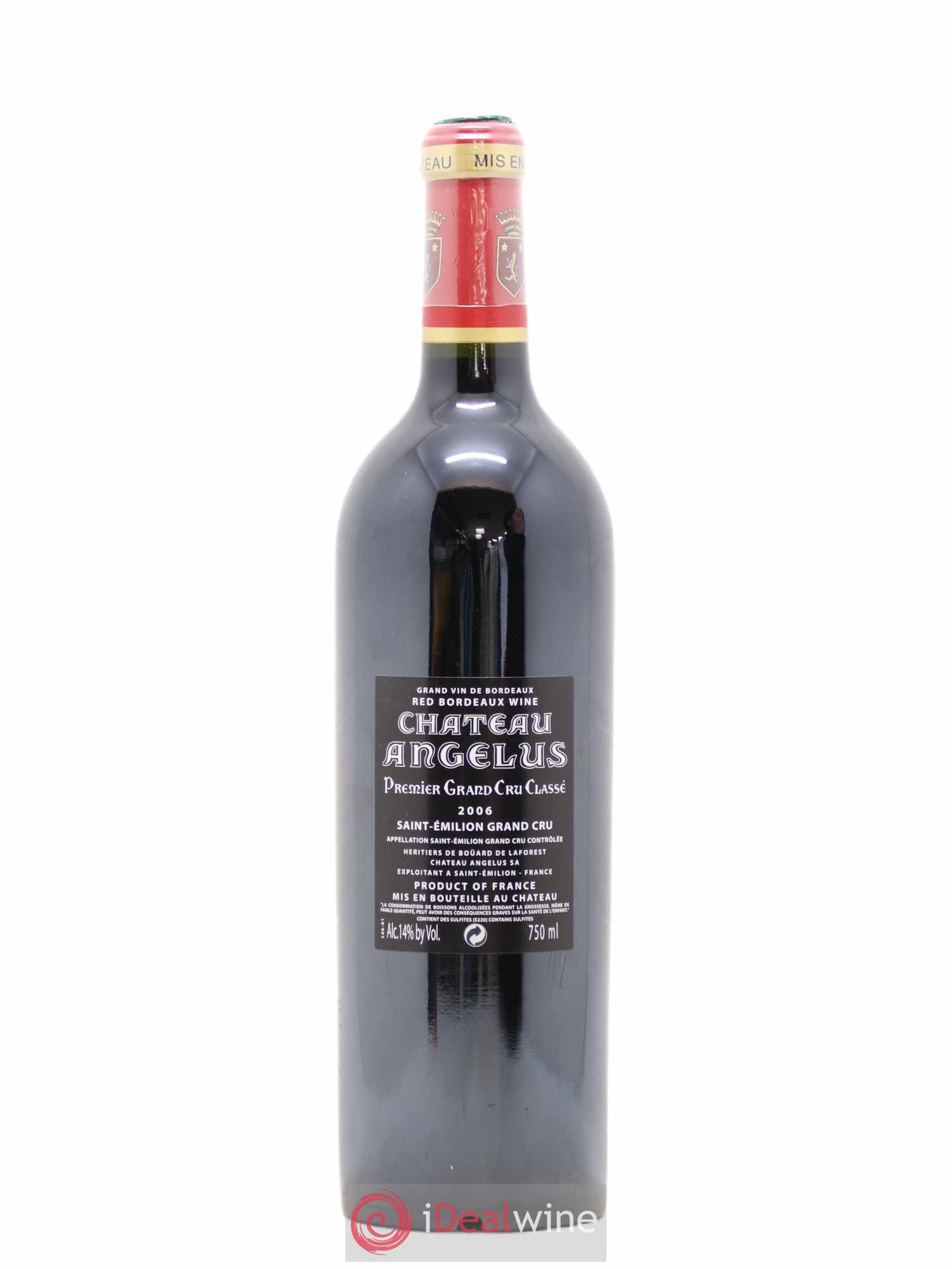 Château Angélus 1er Grand Cru Classé A 2006 - Lot de 1 bouteille - 1