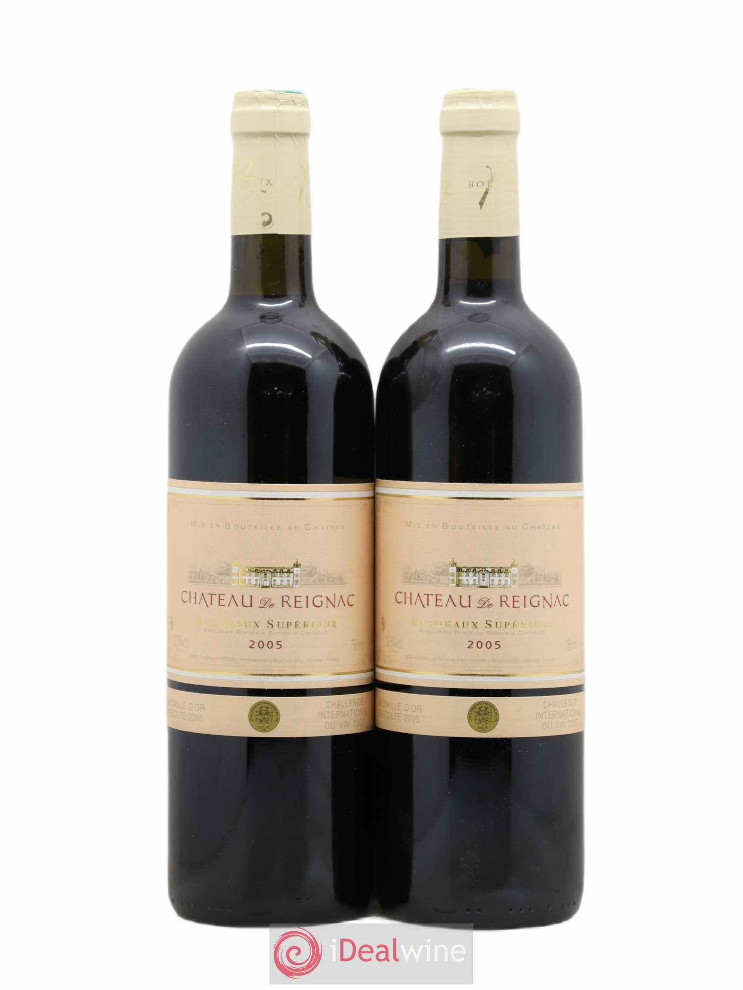 Grand vin de Reignac 2005 - Lot de 2 bouteilles - 0