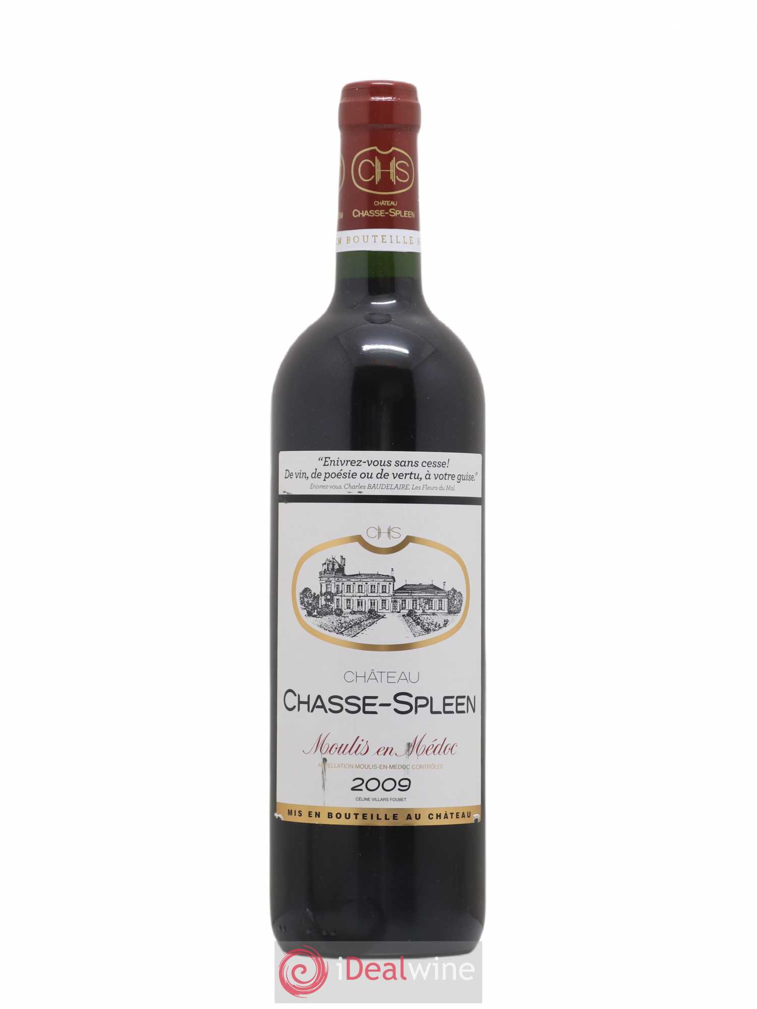 Château Chasse Spleen 2009 - Lot de 1 bouteille - 0
