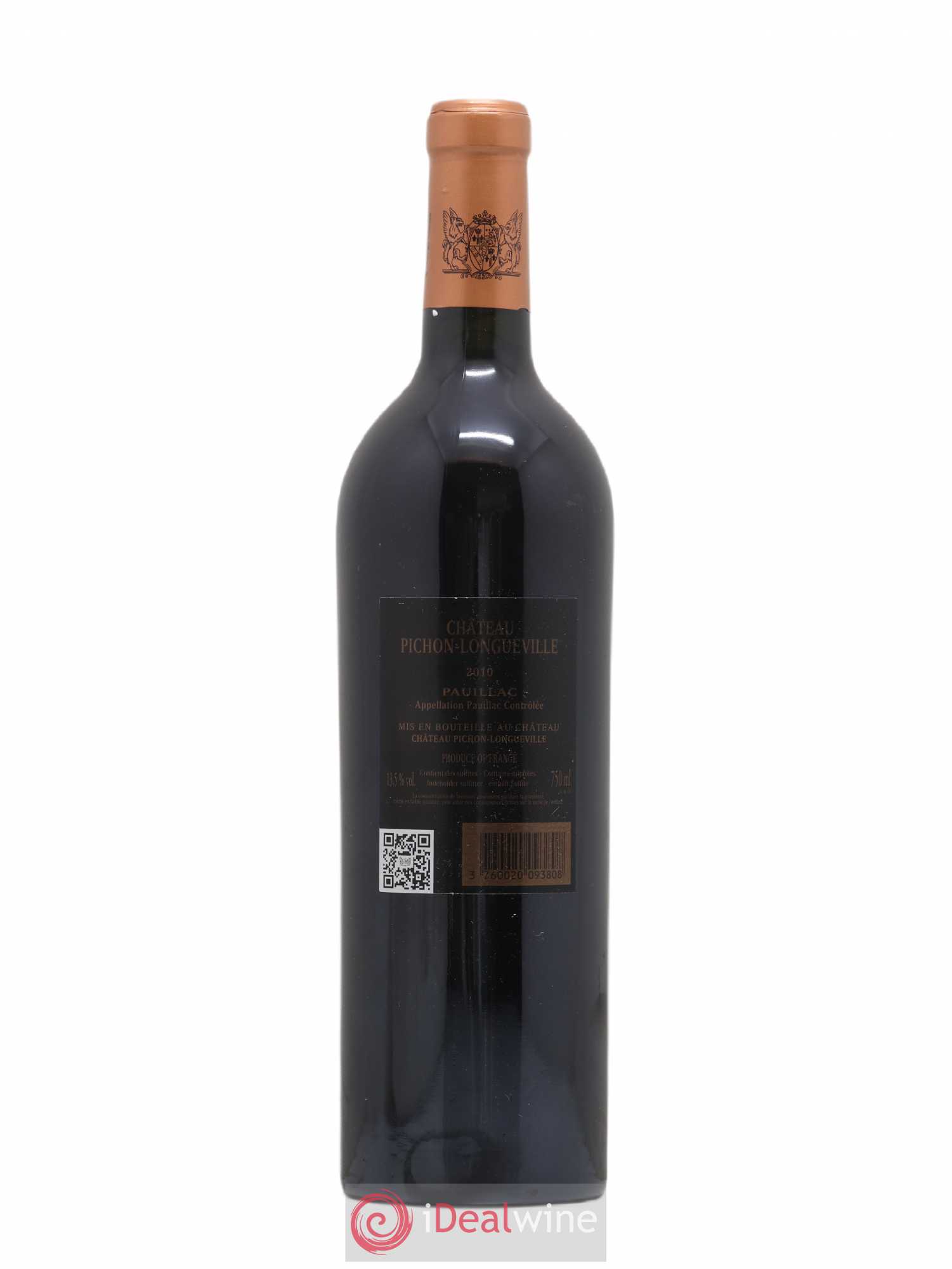 Pichon Longueville Baron 2ème Grand Cru Classé 2010 - Lot de 1 bouteille - 1