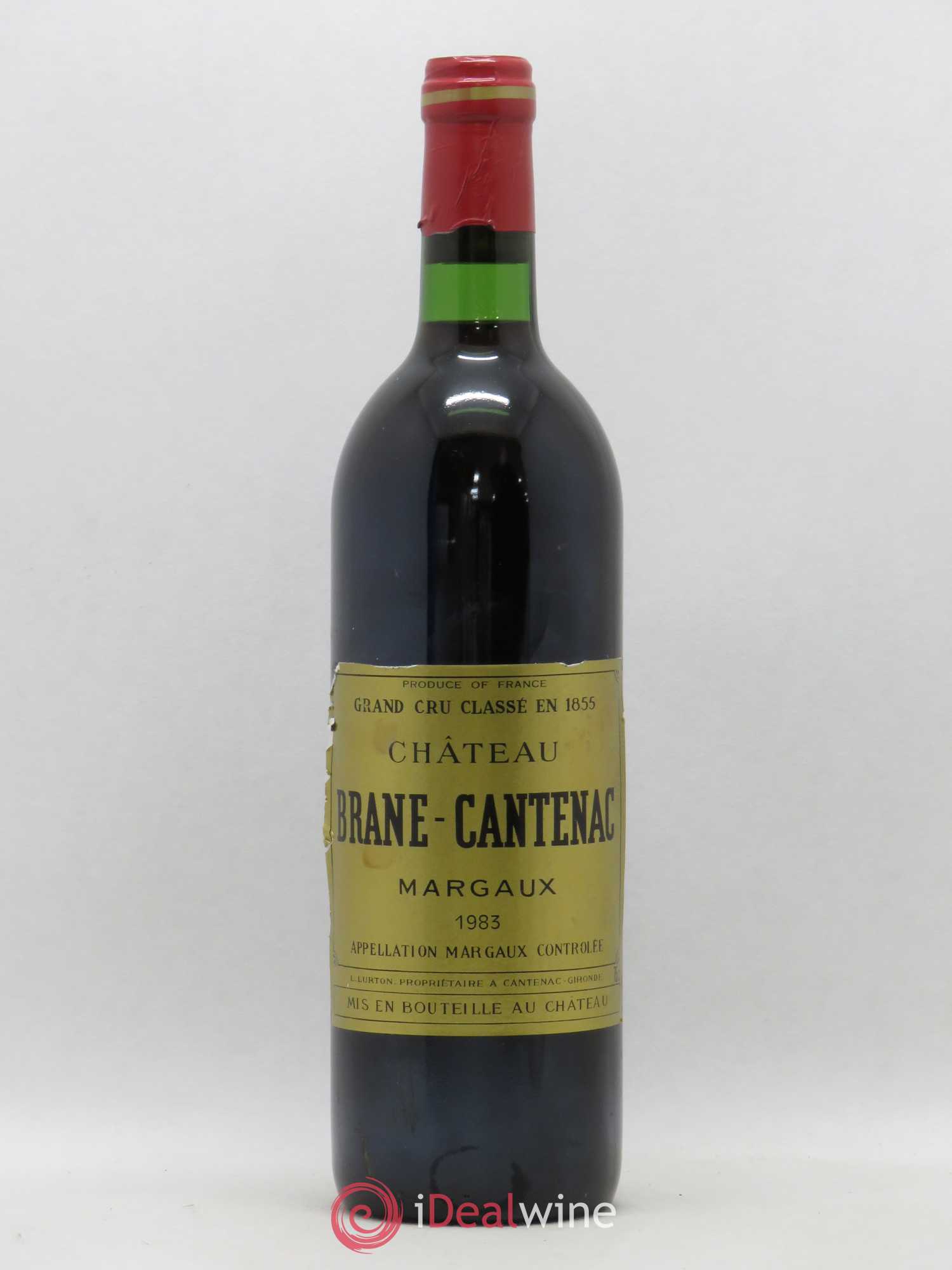 Château Brane Cantenac 2ème Grand Cru Classé 1983 - Lot de 1 bouteille - 0