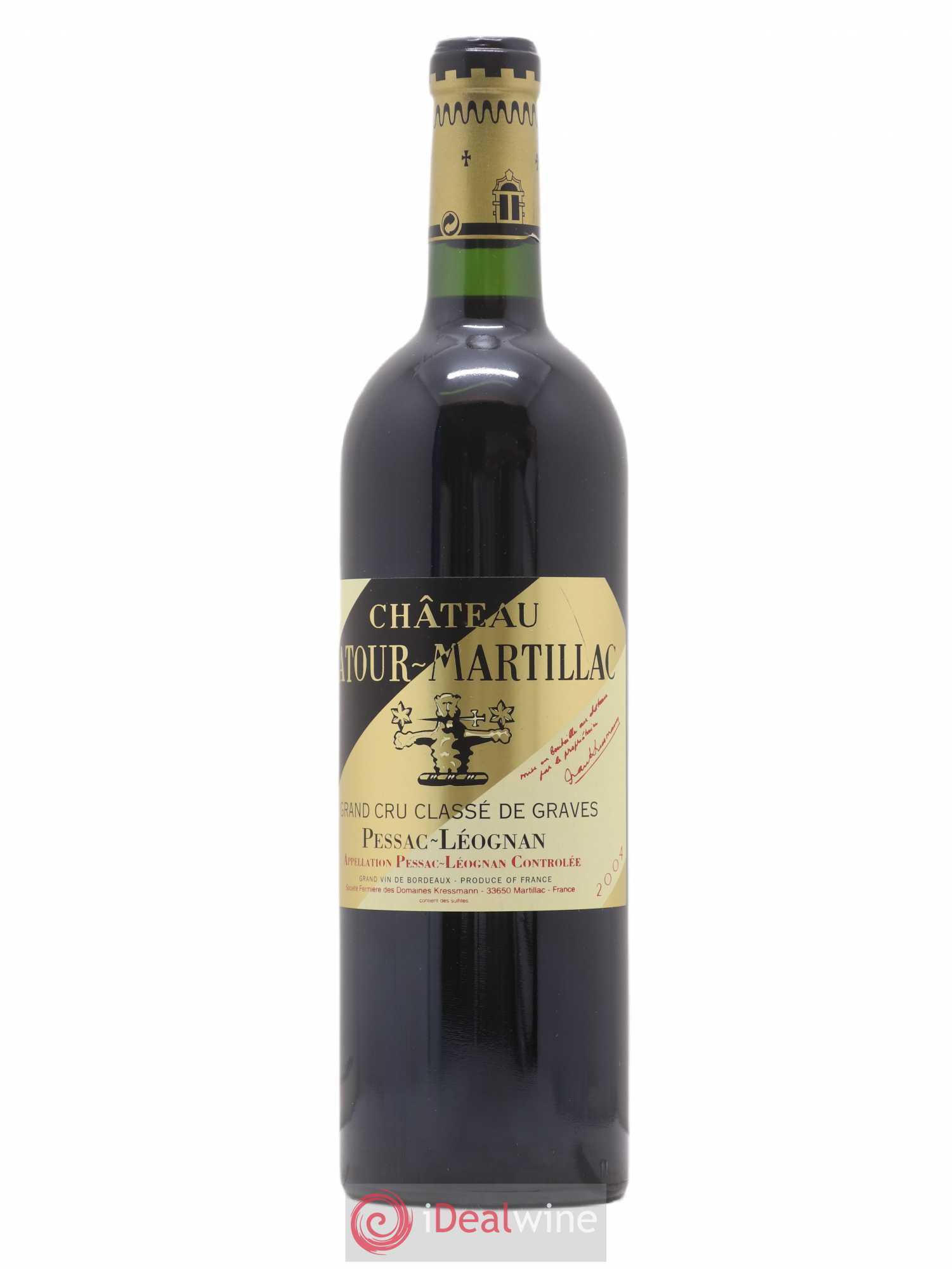 Château Latour-Martillac Cru Classé de Graves 2004 - Lot de 1 bouteille - 0