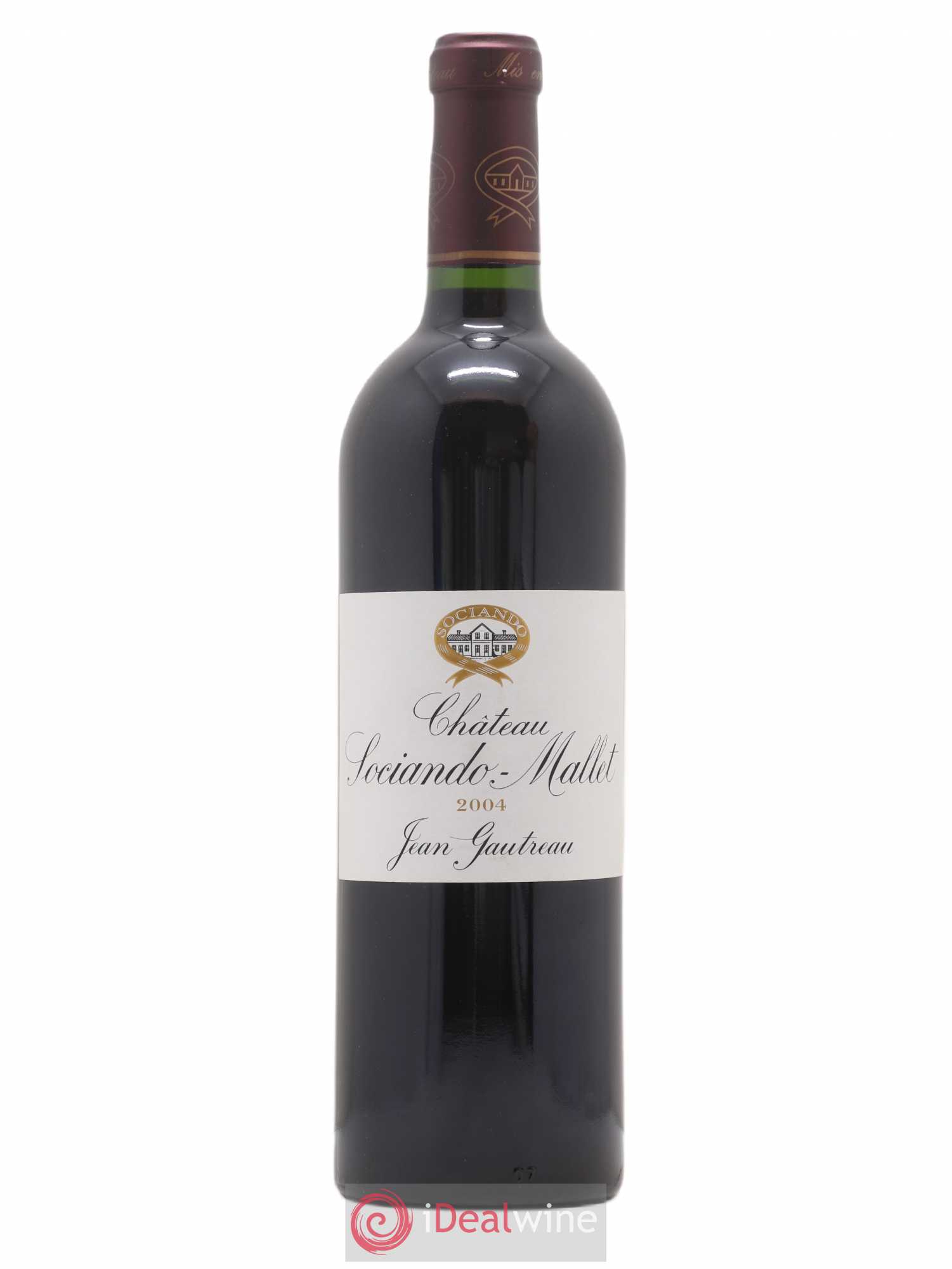 Château Sociando Mallet 2004 - Lot de 1 bouteille - 0