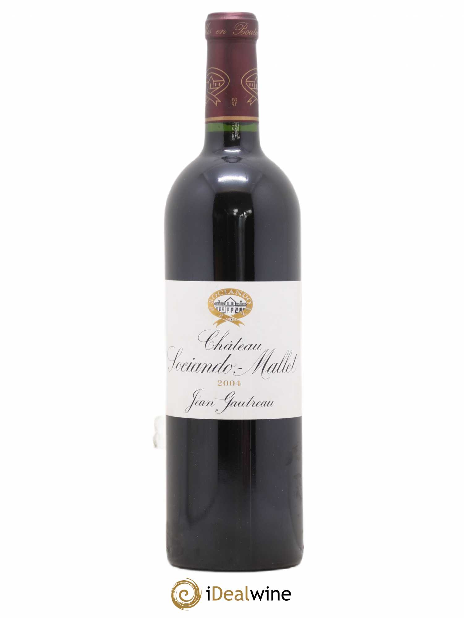 Château Sociando Mallet 2004 - Lot de 1 bouteille - 0