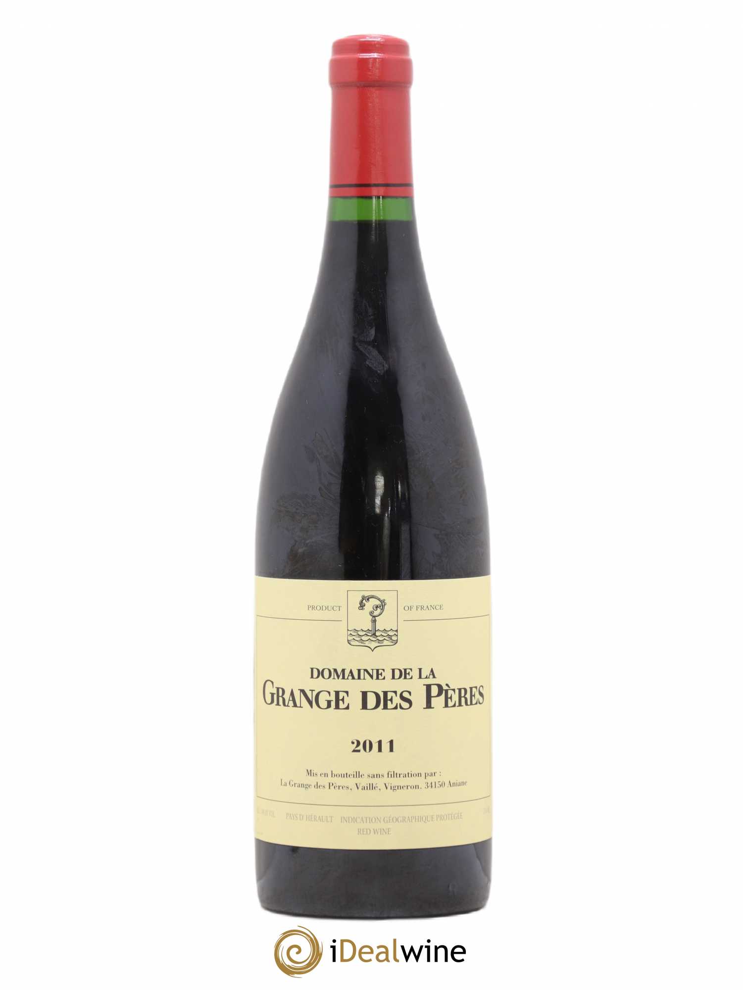 Pays d'Hérault Grange des Pères Laurent Vaillé 2011 - Lot de 1 bouteille - 0