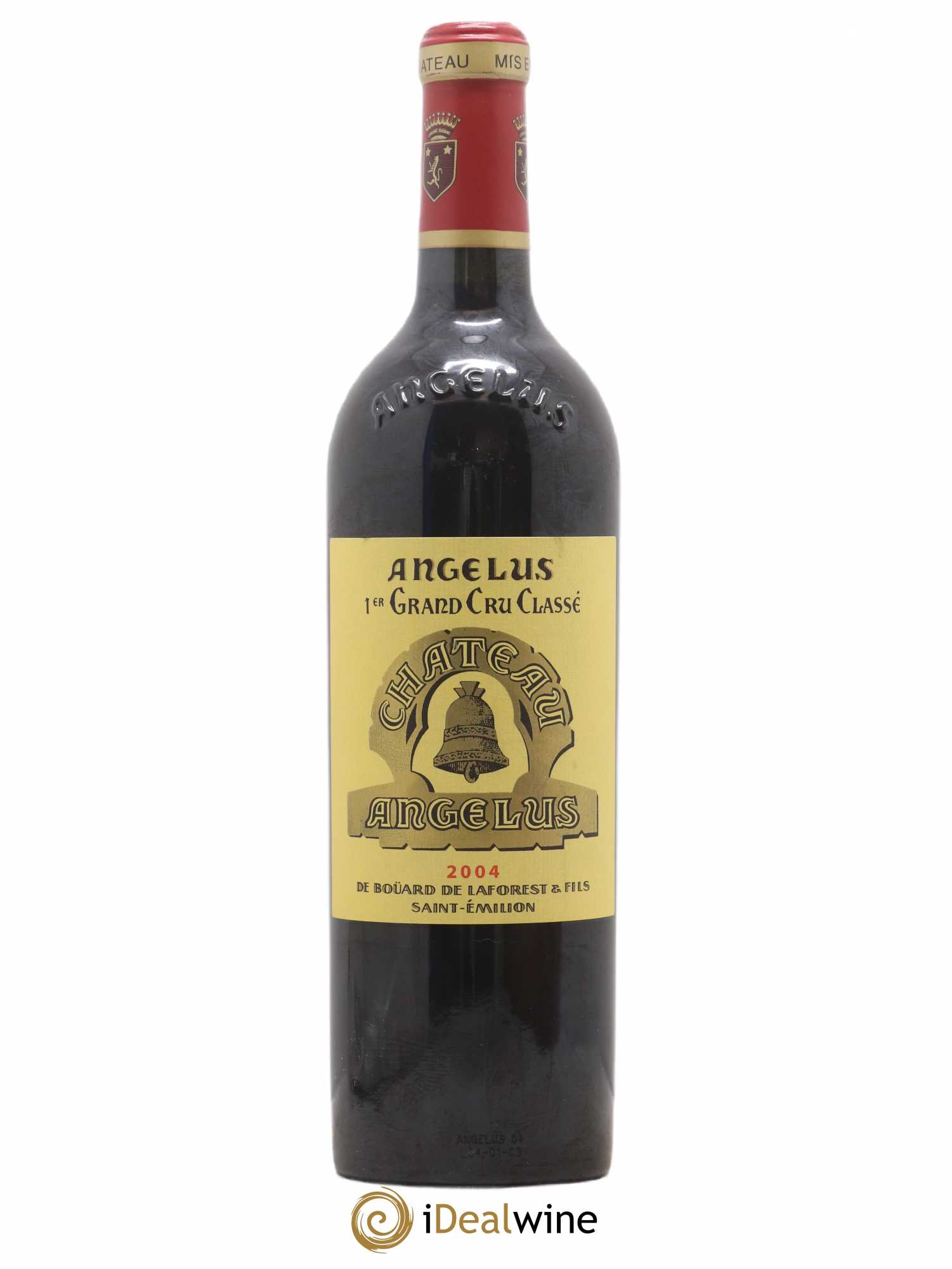Château Angélus 1er Grand Cru Classé A 2004 - Lot de 1 bouteille - 0