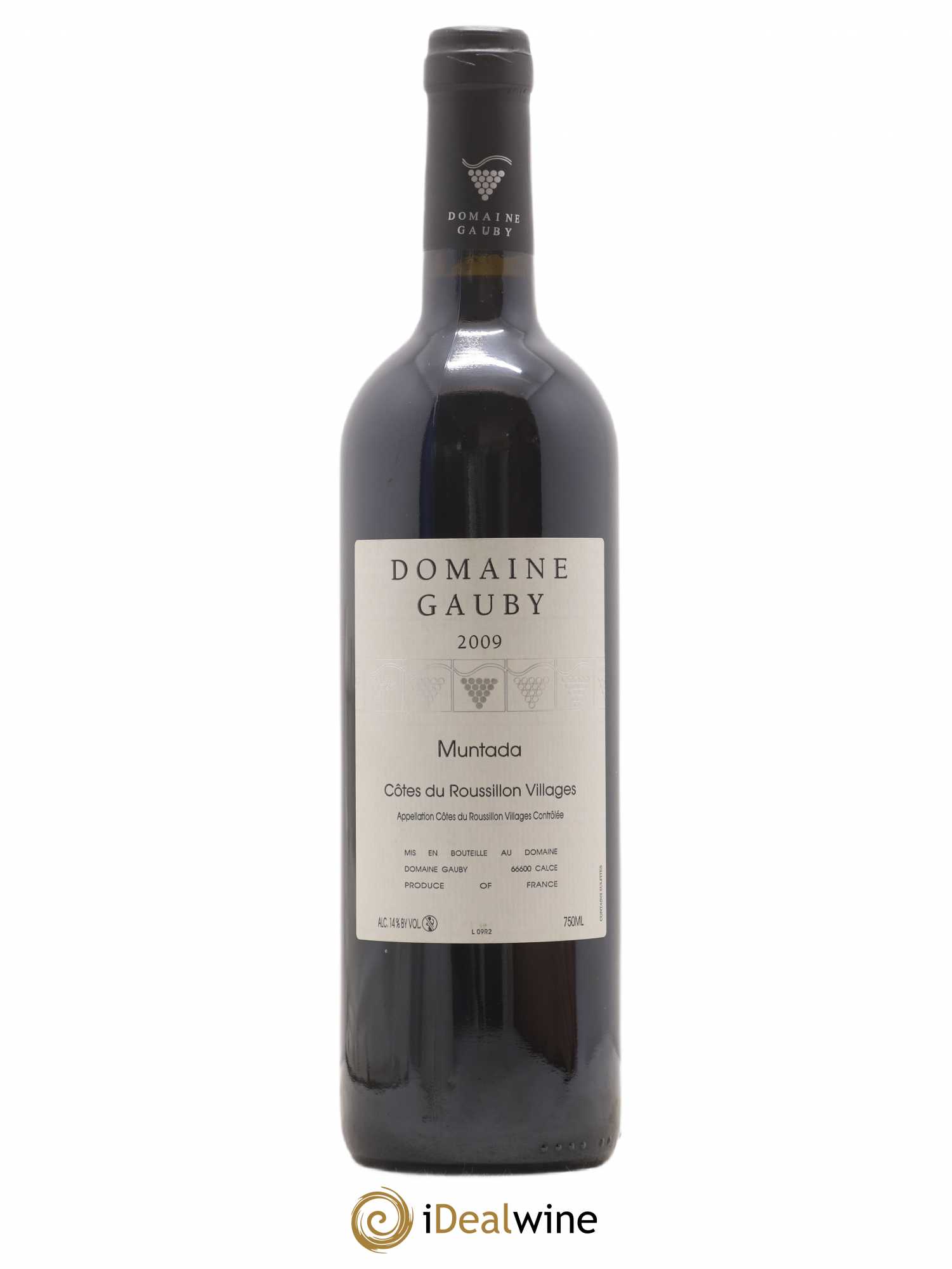 Côtes Catalanes (anciennement Côtes du Roussillon Villages) La Muntada Gauby (Domaine) 2009 - Lot de 1 bouteille - 0