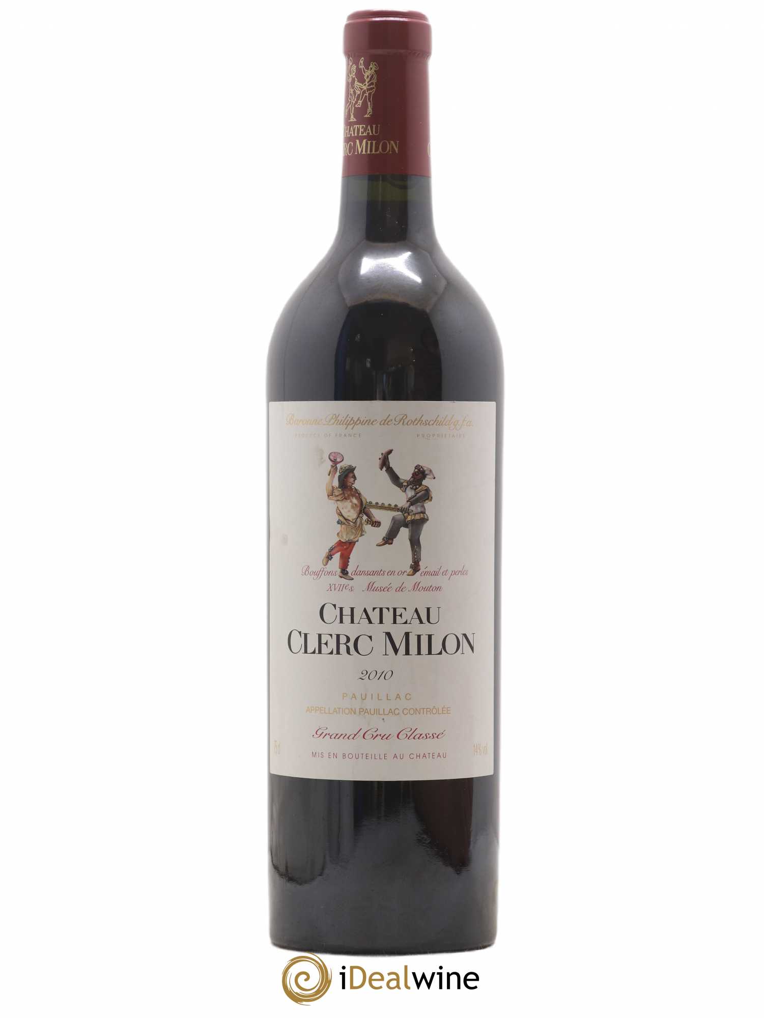 Château Clerc Milon 5ème Grand Cru Classé 2010 - Lot de 1 bouteille - 0