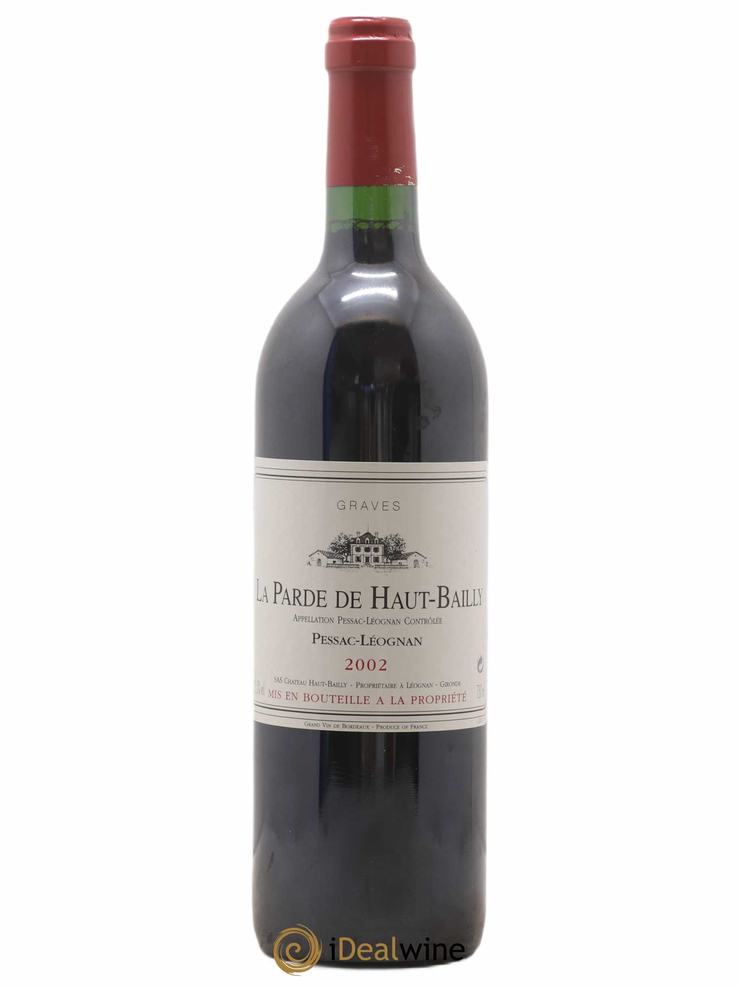 Haut Bailly II (Anciennement La Parde de Haut-Bailly) Second Vin 2002 - Lot de 1 bouteille - 0