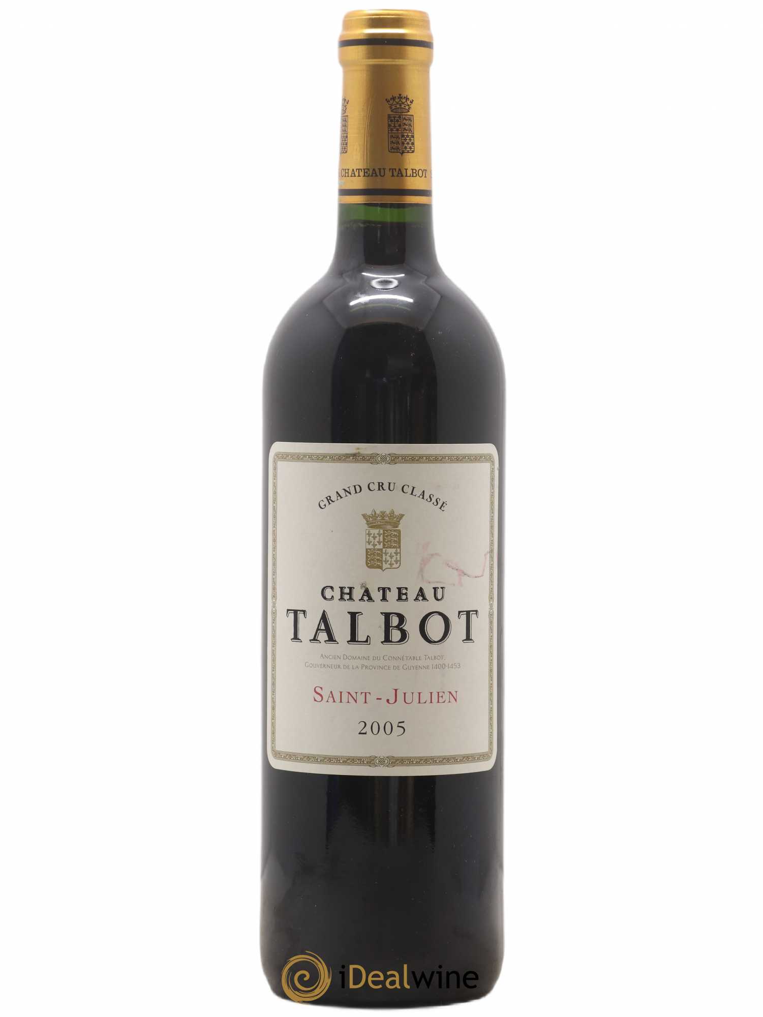 Château Talbot 4ème Grand Cru Classé 2005 - Lot de 1 bouteille - 0