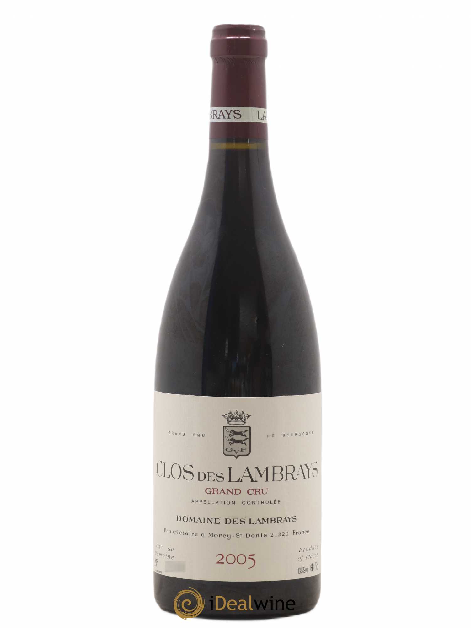 Clos des Lambrays Grand Cru Domaine des Lambrays 2005 - Lot de 1 bouteille - 0