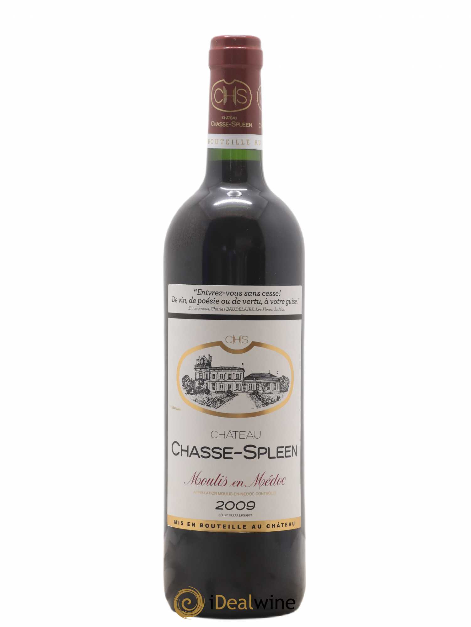 Château Chasse Spleen 2009 - Lot de 1 bouteille - 0