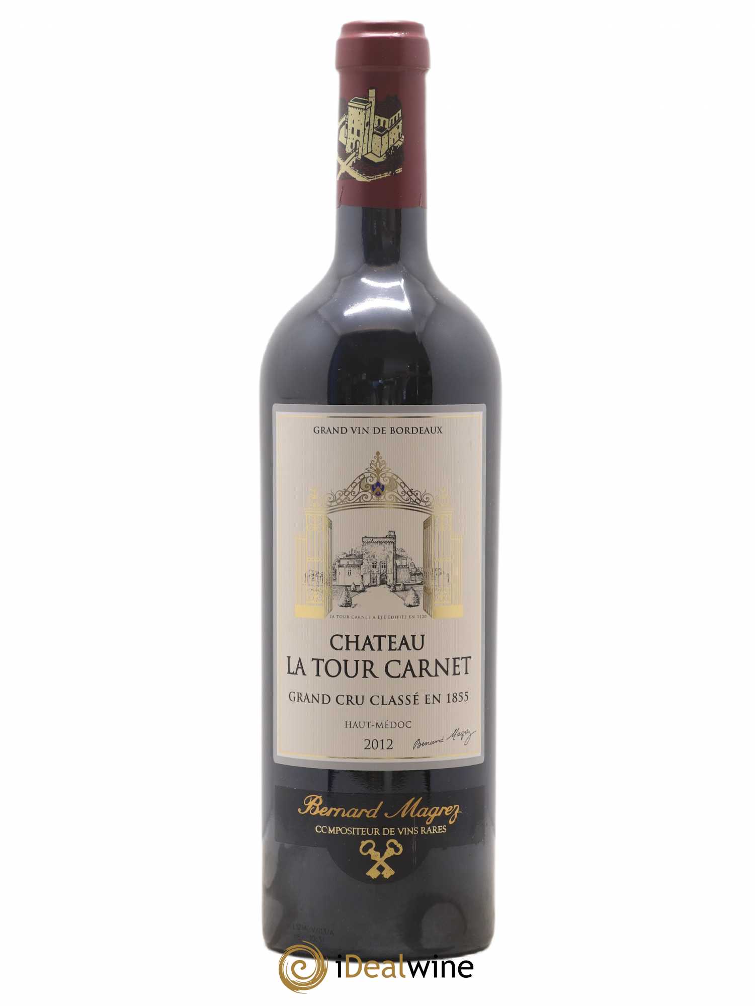 Château la Tour Carnet 4ème Grand Cru Classé 2012 - Lot de 1 bouteille - 0