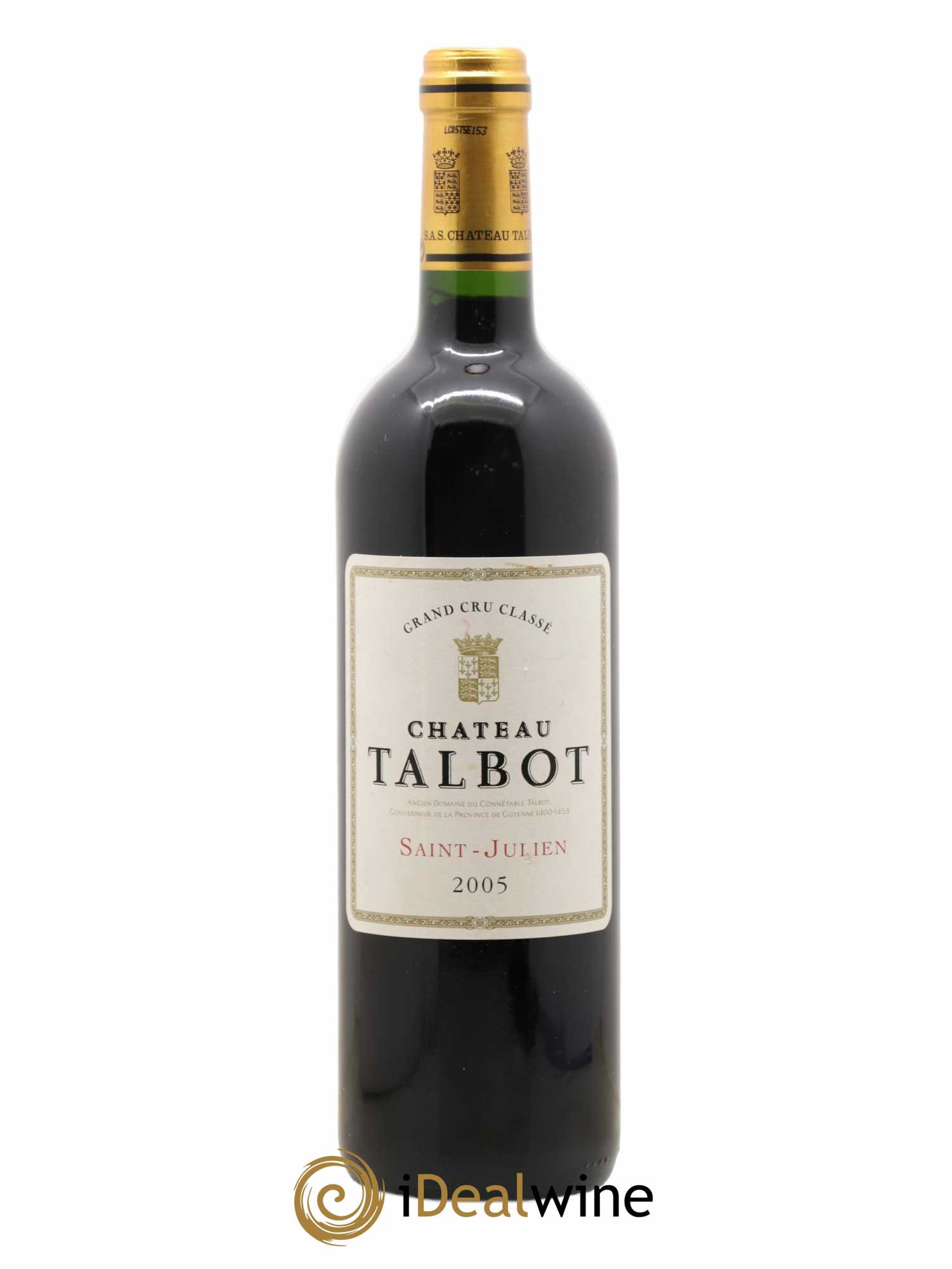 Château Talbot 4ème Grand Cru Classé 2005 - Lot de 1 bouteille - 0