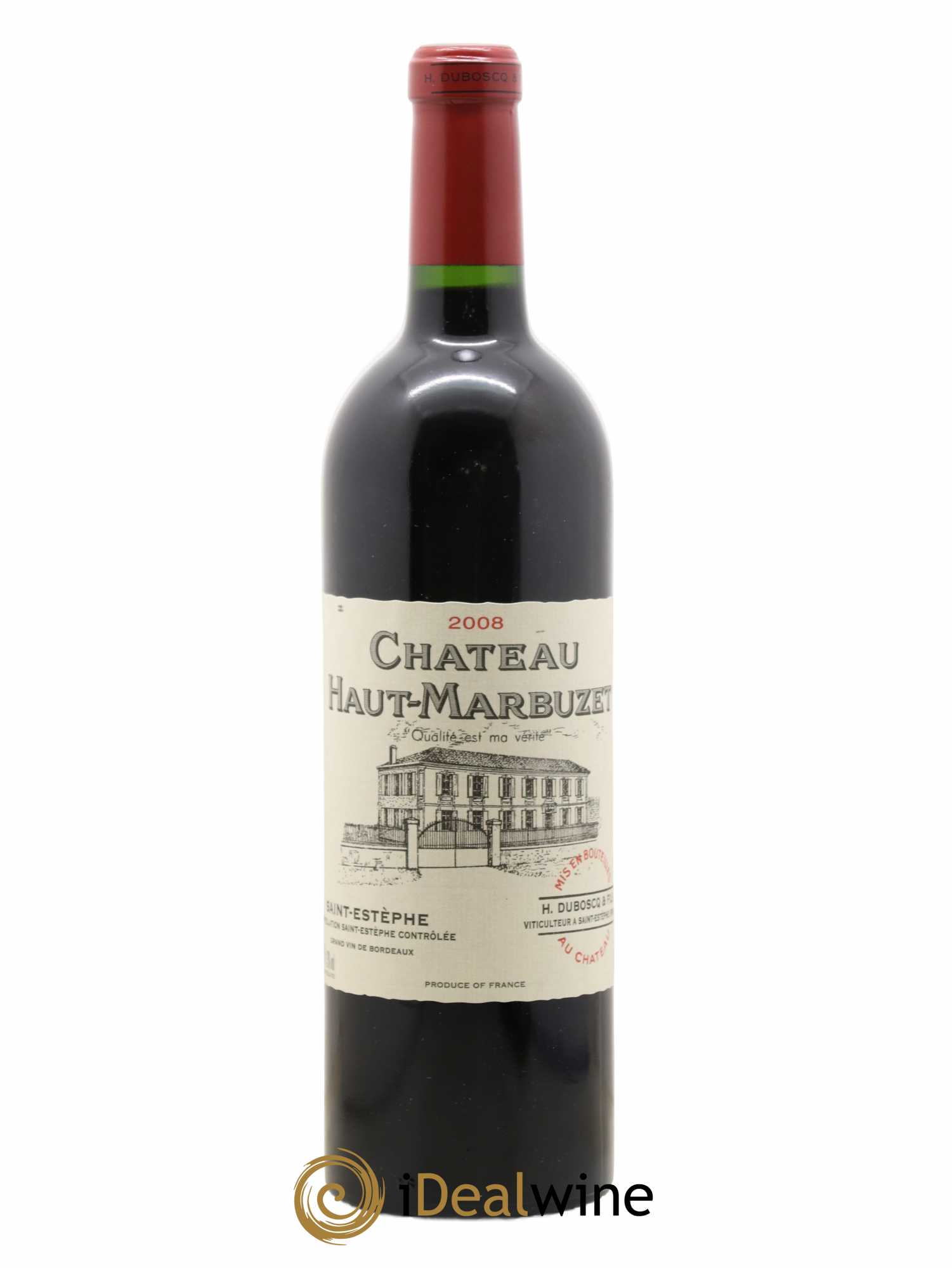 Château Haut Marbuzet 2008 - Lot de 1 bouteille - 0
