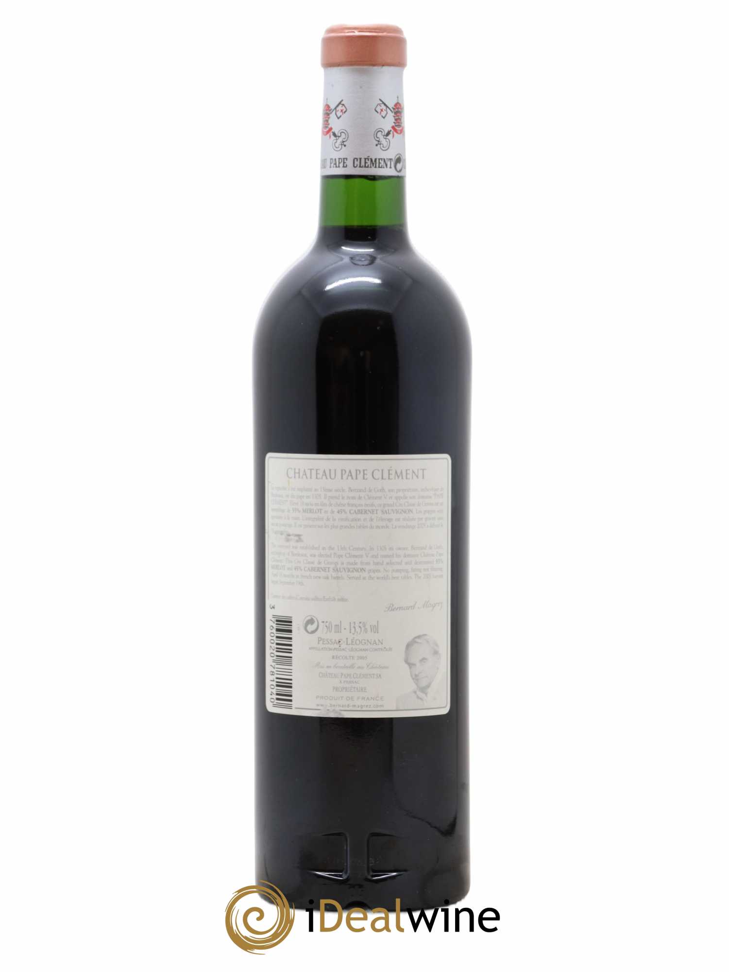 Château Pape Clément Cru Classé de Graves 2005 - Lot de 1 bouteille - 1