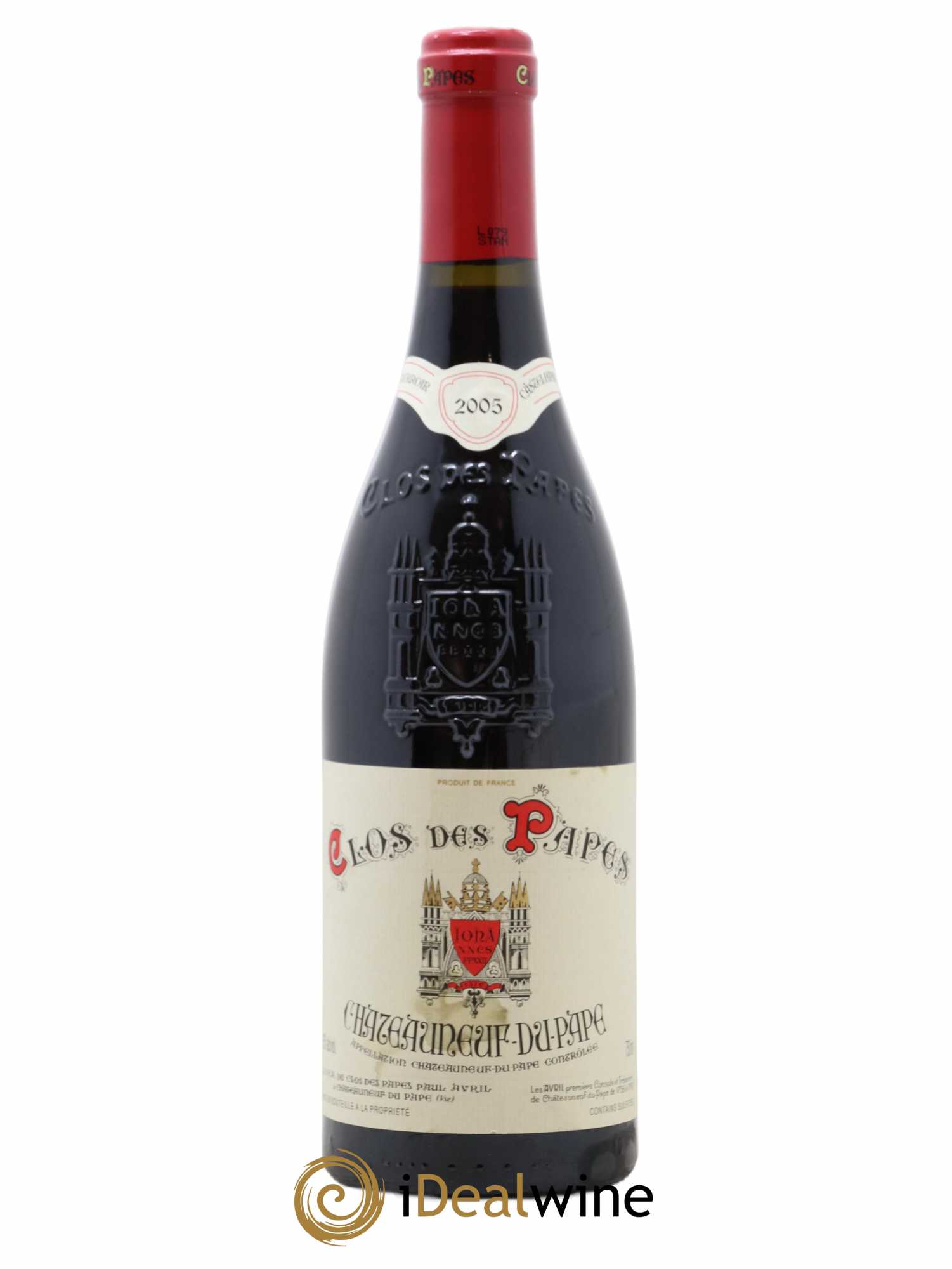 Châteauneuf-du-Pape Clos des Papes - Paul Avril 2005 - Lot de 1 bouteille - 0
