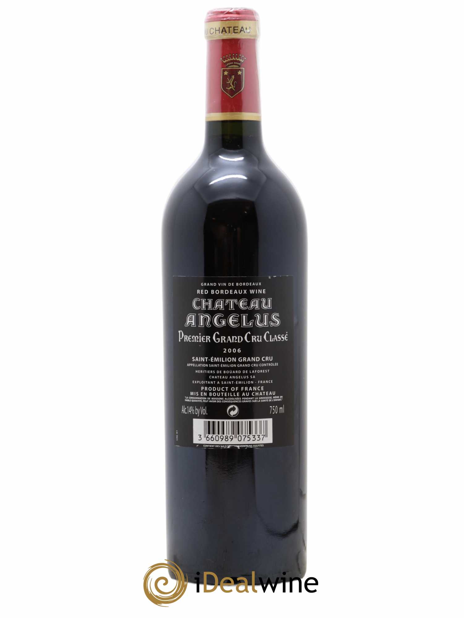 Château Angélus 1er Grand Cru Classé A 2006 - Lot de 1 bouteille - 1