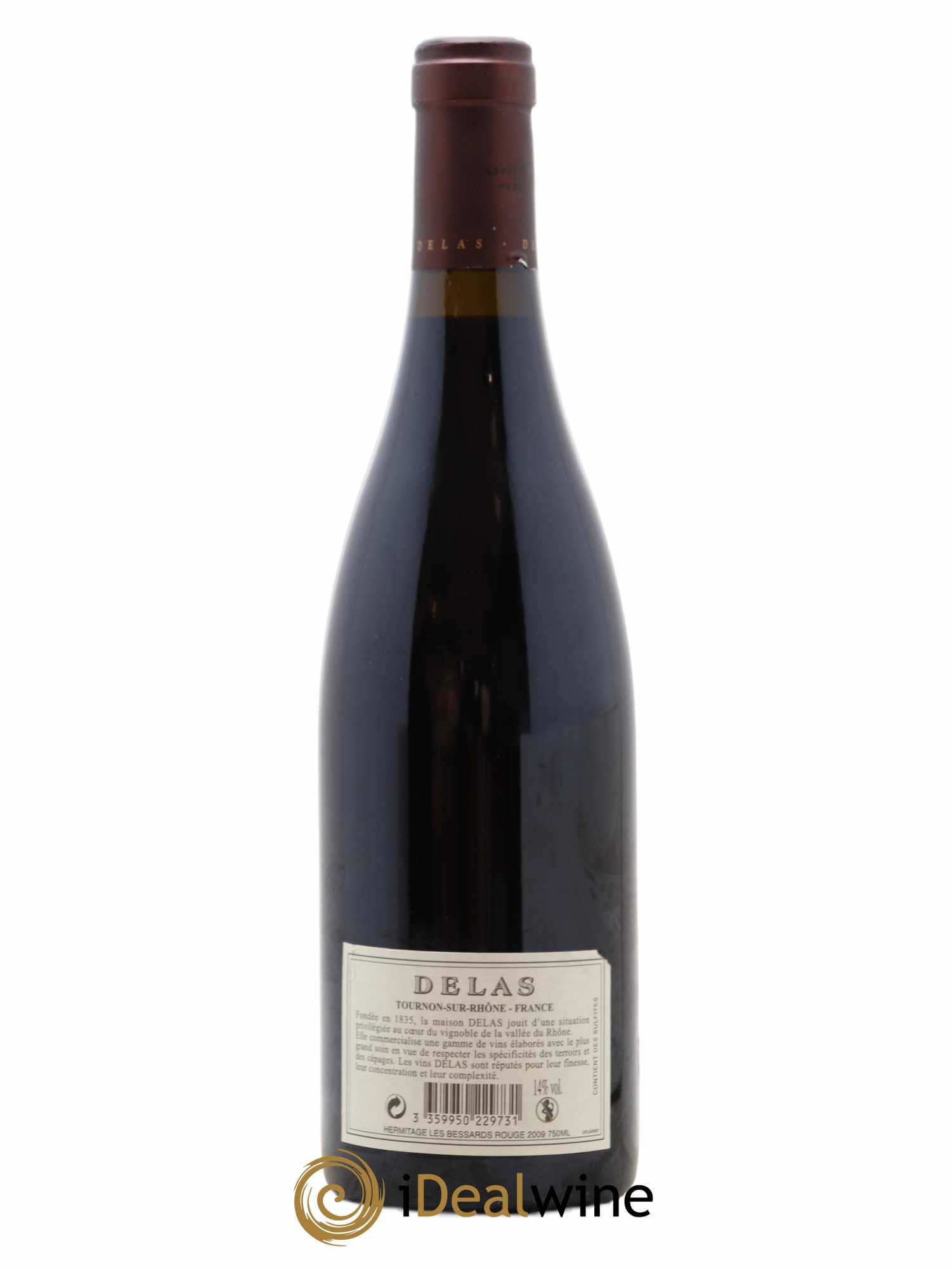 Hermitage Les Bessards Delas Frères 2009 - Lot de 1 bouteille - 1