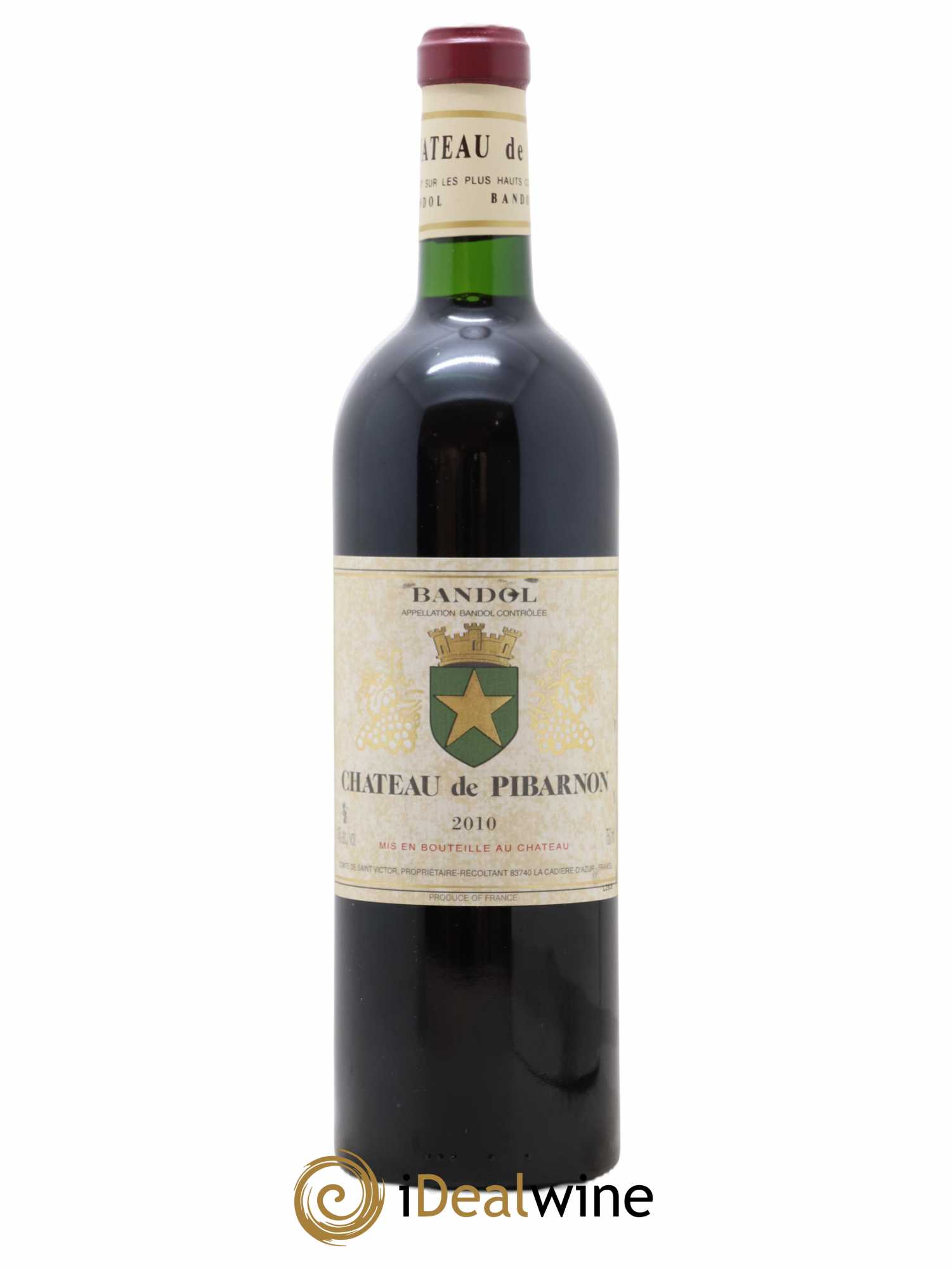Bandol Château de Pibarnon Comte de Saint-Victor 2010 - Lot de 1 bouteille - 0