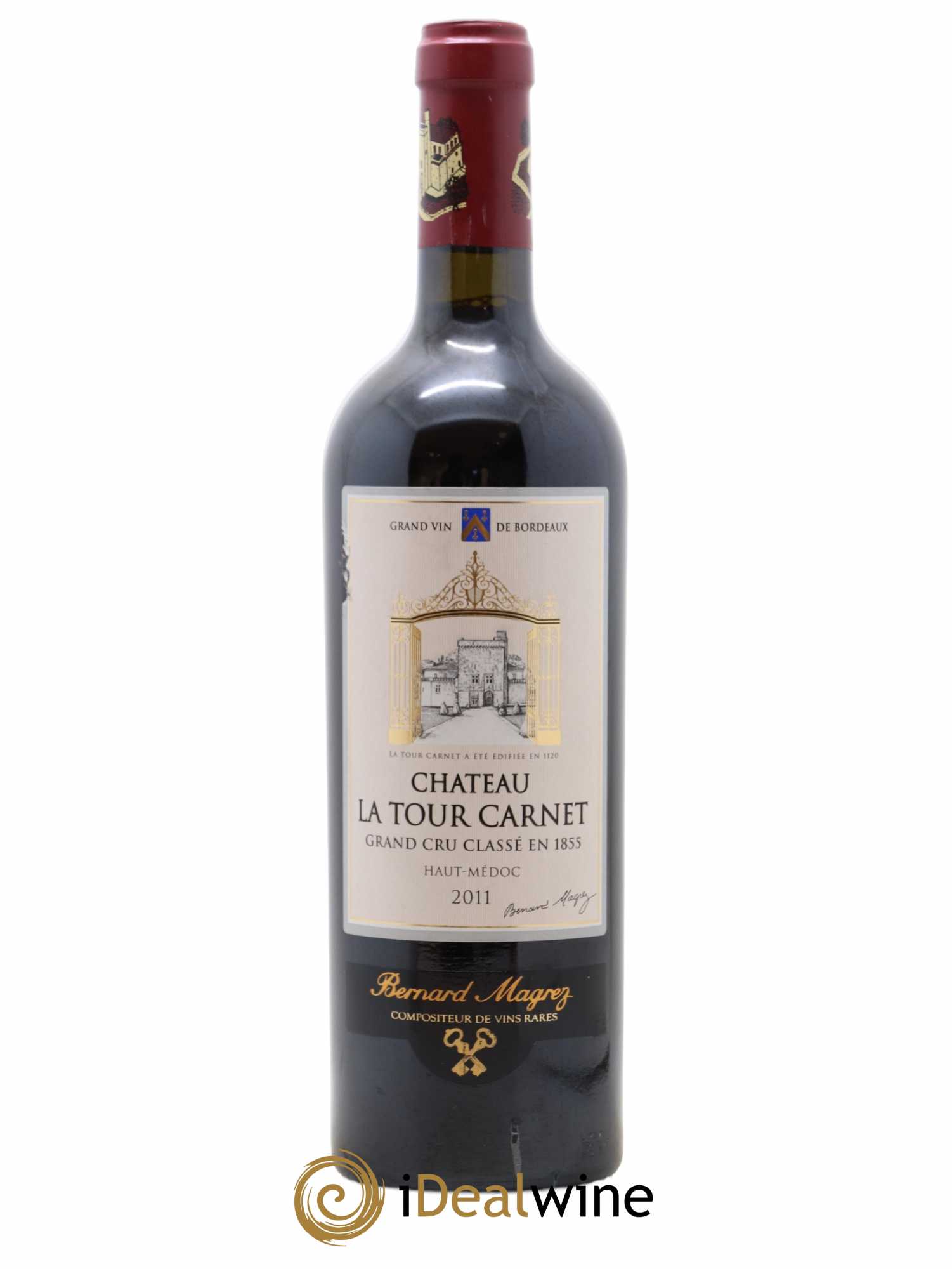 Château la Tour Carnet 4ème Grand Cru Classé 2011 - Lot de 1 bouteille - 0