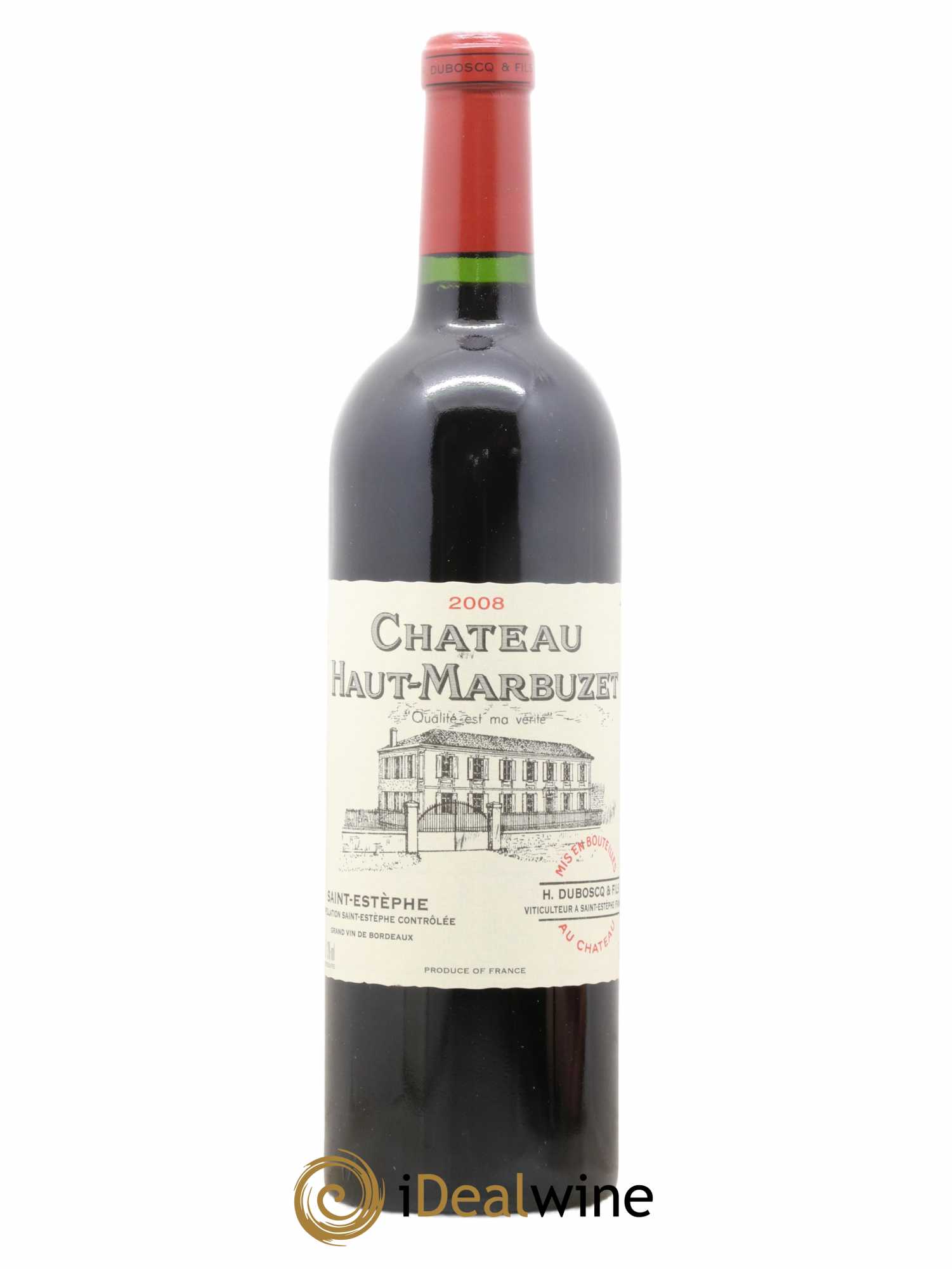 Château Haut Marbuzet 2008 - Lot de 1 bouteille - 0