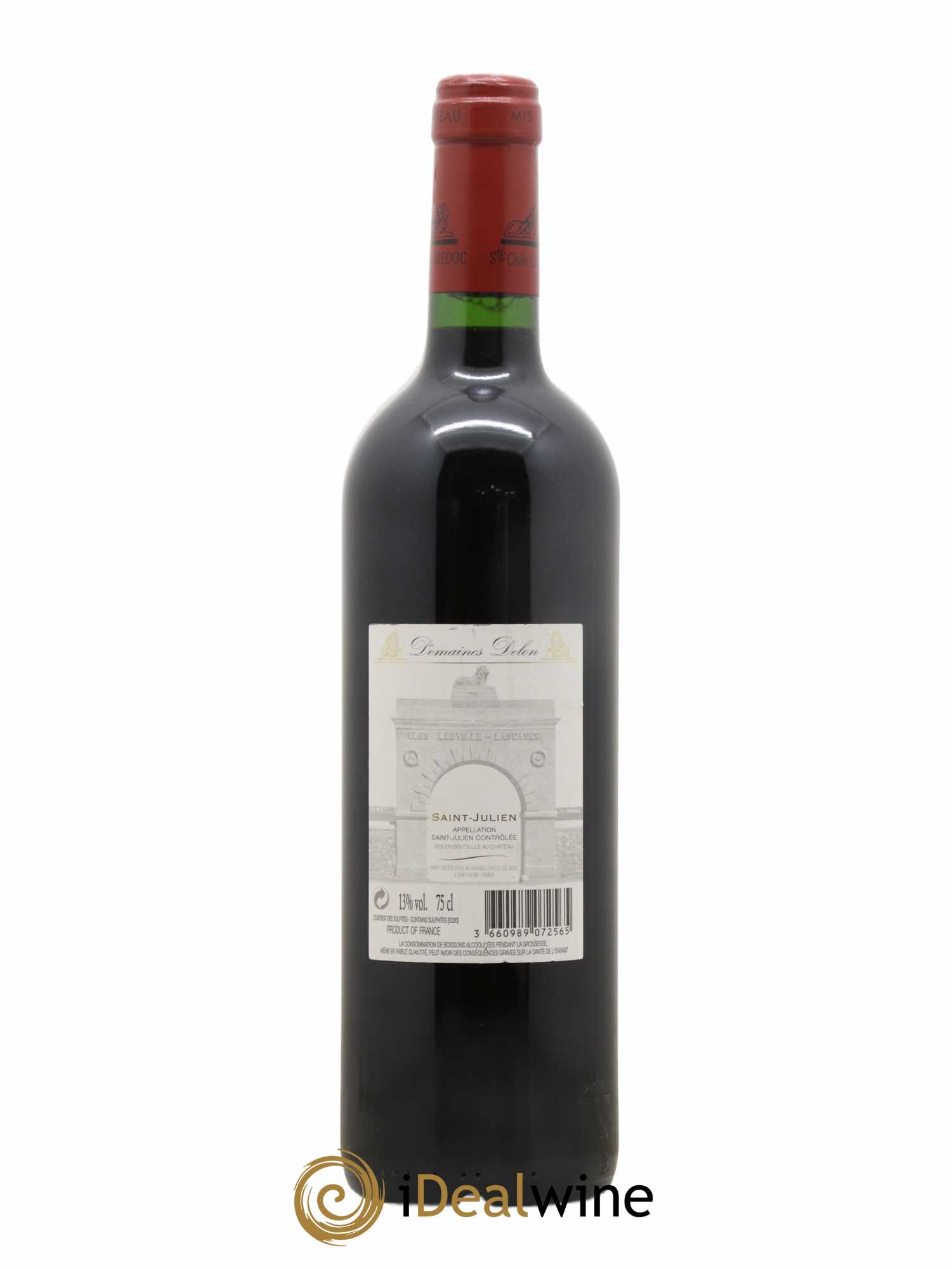 Château Léoville Las Cases 2ème Grand Cru Classé 2006 - Lot de 1 bouteille - 1