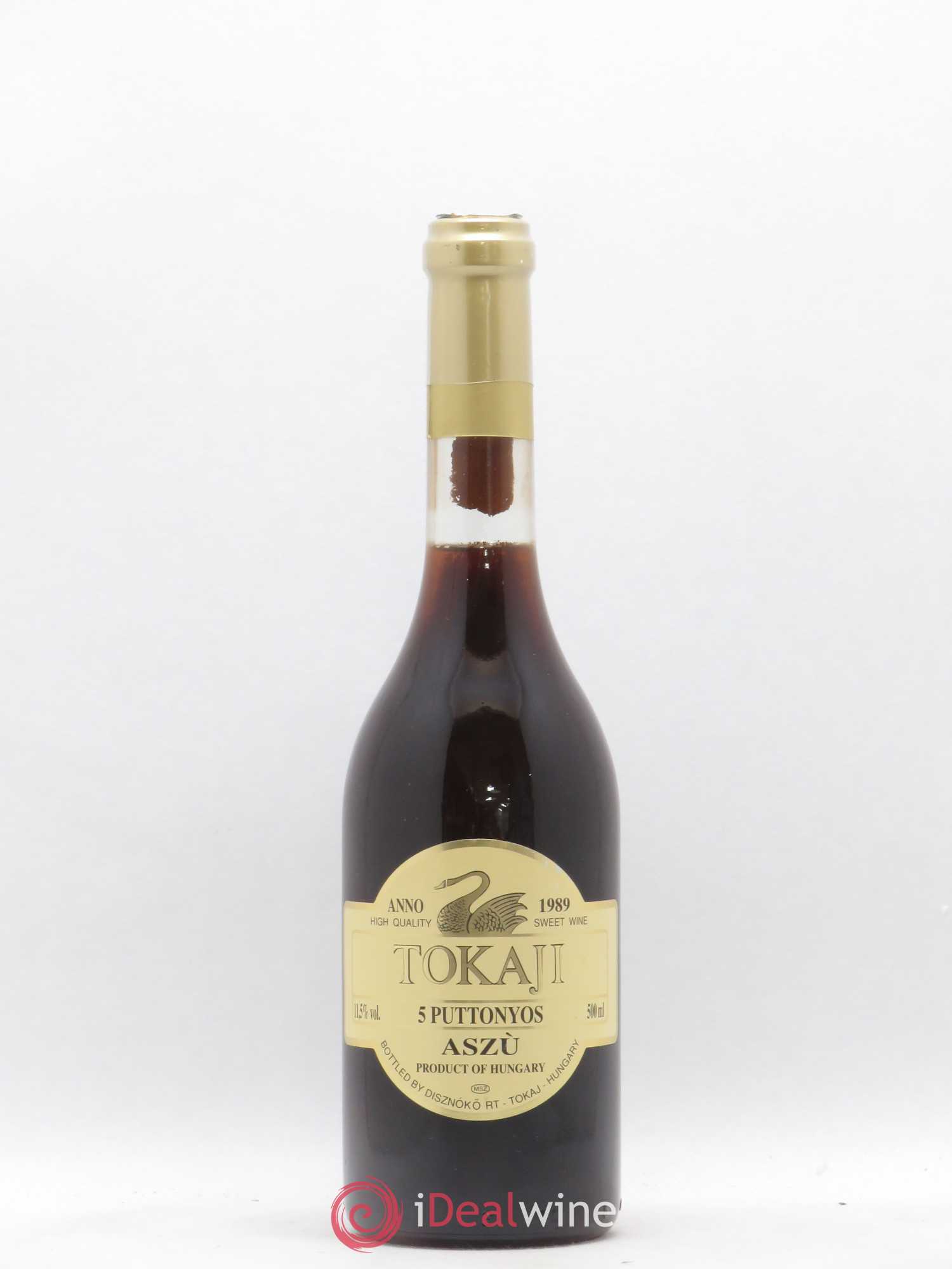 Tokaji Aszu 5 Puttonyos Disznoko (Domaine) 1989 - Lotto di 1 bottiglia - 0