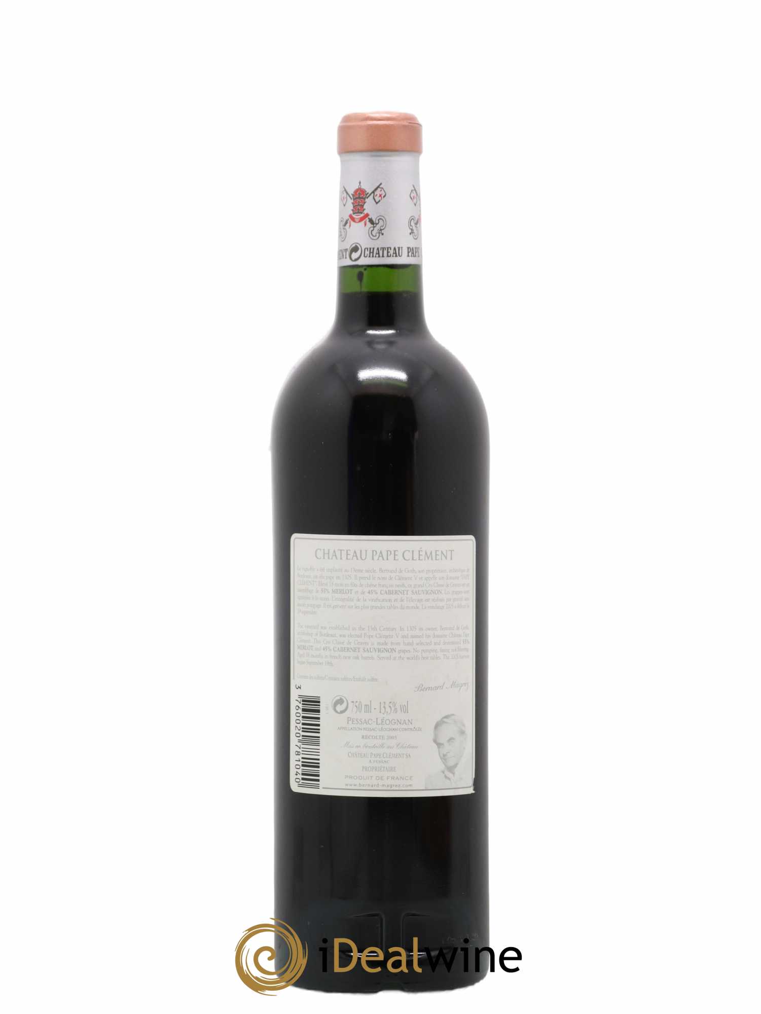 Château Pape Clément Cru Classé de Graves 2005 - Lot de 1 bouteille - 1