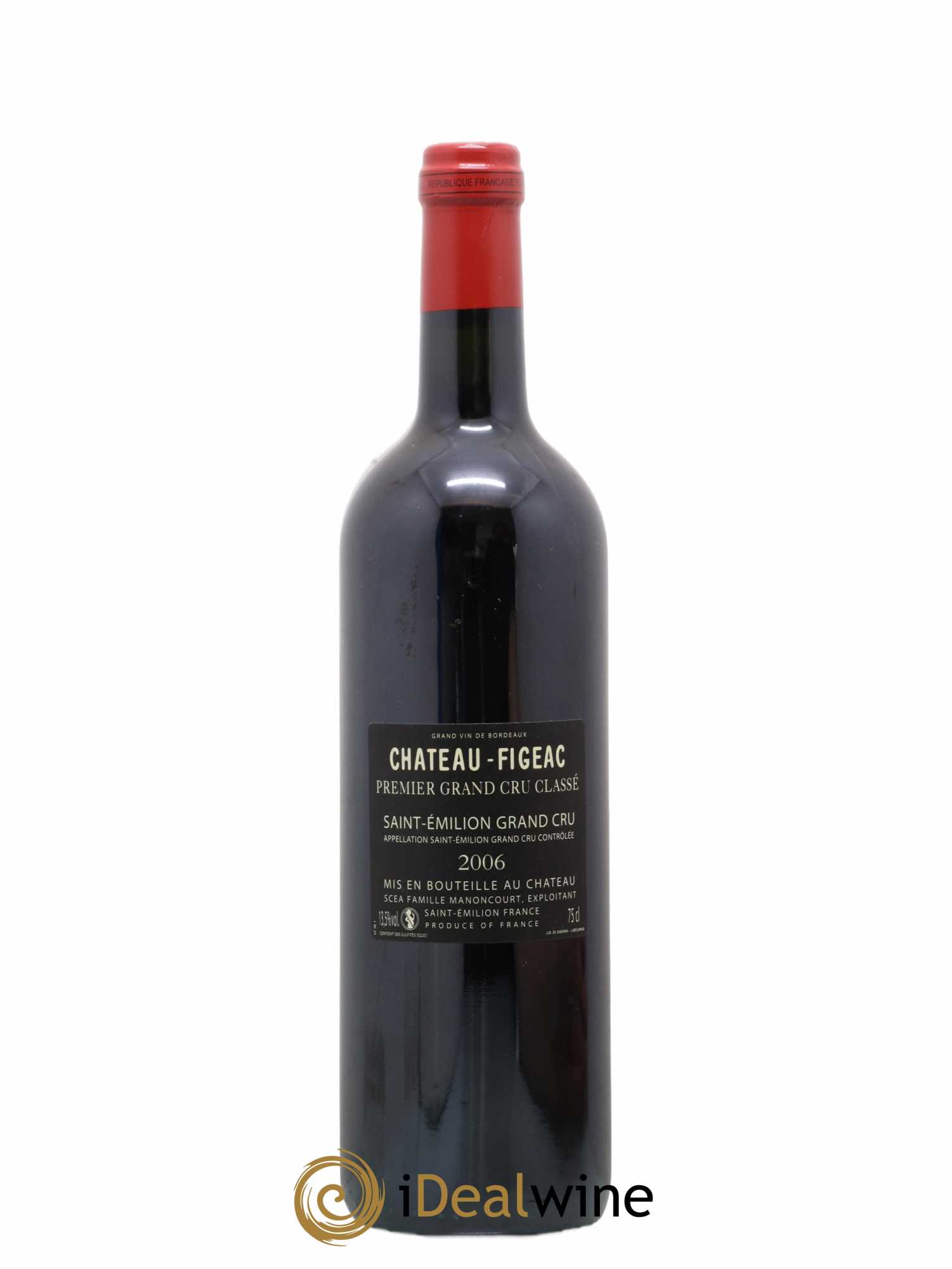 Château Figeac 1er Grand Cru Classé A 2006 - Lot de 1 bouteille - 1