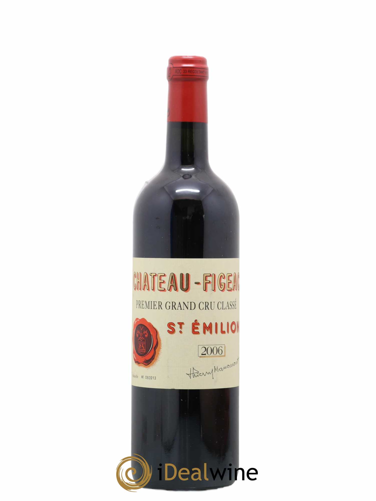 Château Figeac 1er Grand Cru Classé A 2006 - Lot de 1 bouteille - 0